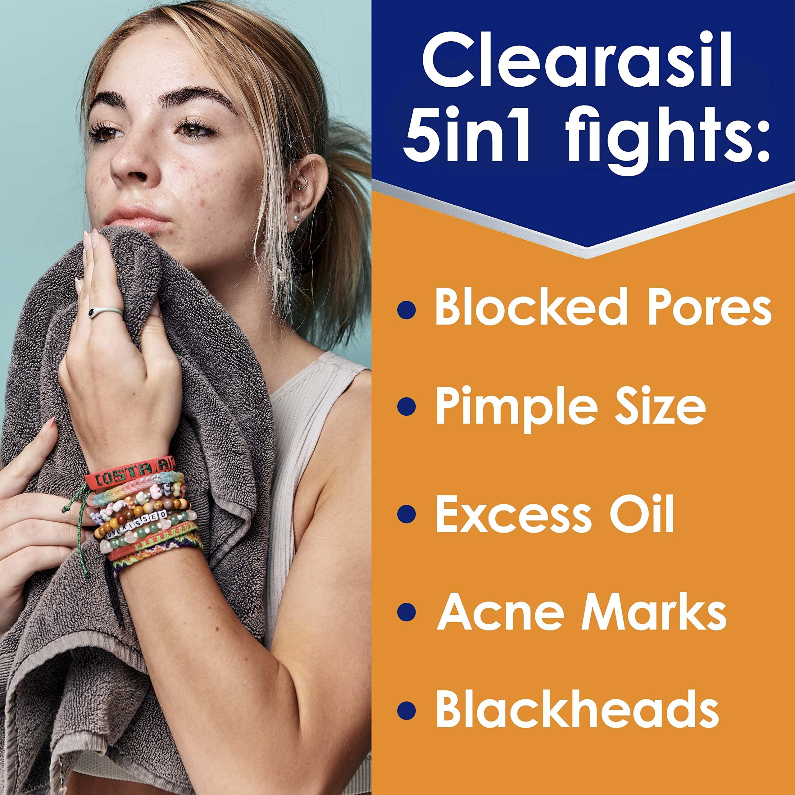 Clearasil Stubborn Acne Control 5in1 Spot Treatment Cream, 1 oz - Image 2