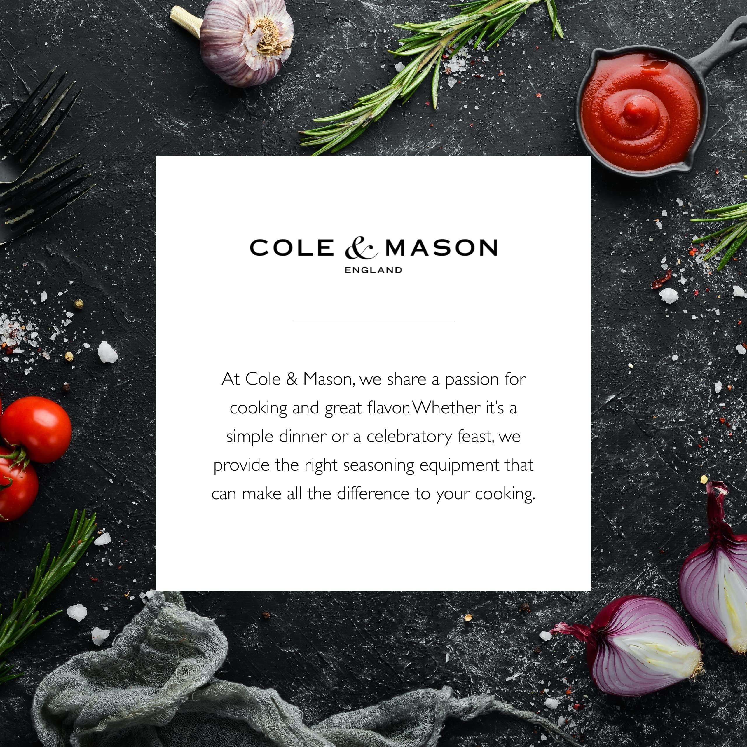 Cole & Mason Derwent Grinder Set - Precision Mechanisms and Sea Salt and Peppercorns - Derwent Salt and Pepper, Stainless Steel - Image 7