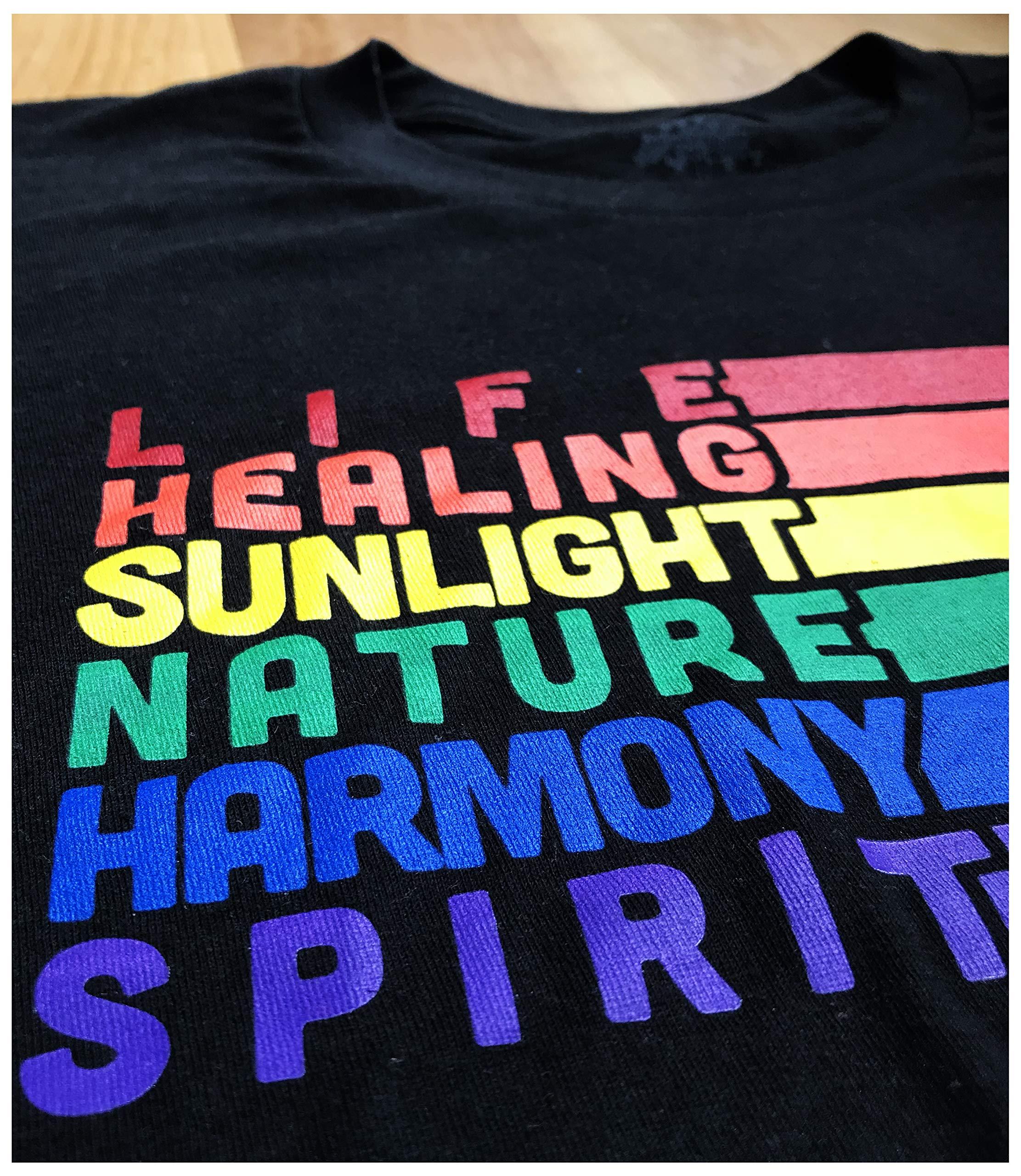Pride Flag Meaning | Lesbian Gay Bisexual Transgender LGBTQ Men Women T-Shirt - Image 5