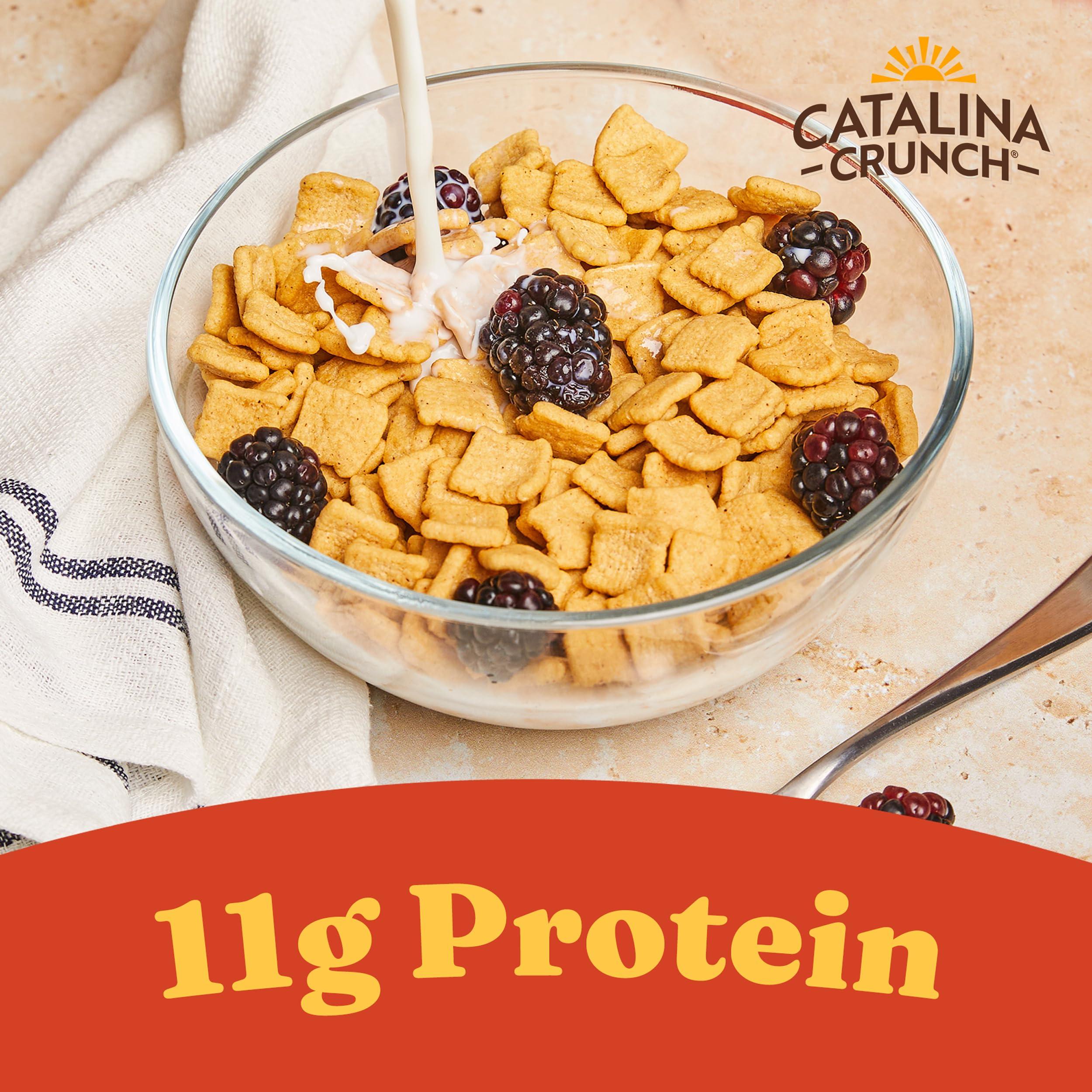 Catalina Crunch Protein Cereal - Sugar Free Breakfast Cereal with 11g of Protein - Gluten Free, Keto Friendly - Cinnamon Toast - 9 oz. Bag (Pack of 1) - Packaging May Vary - Image 3