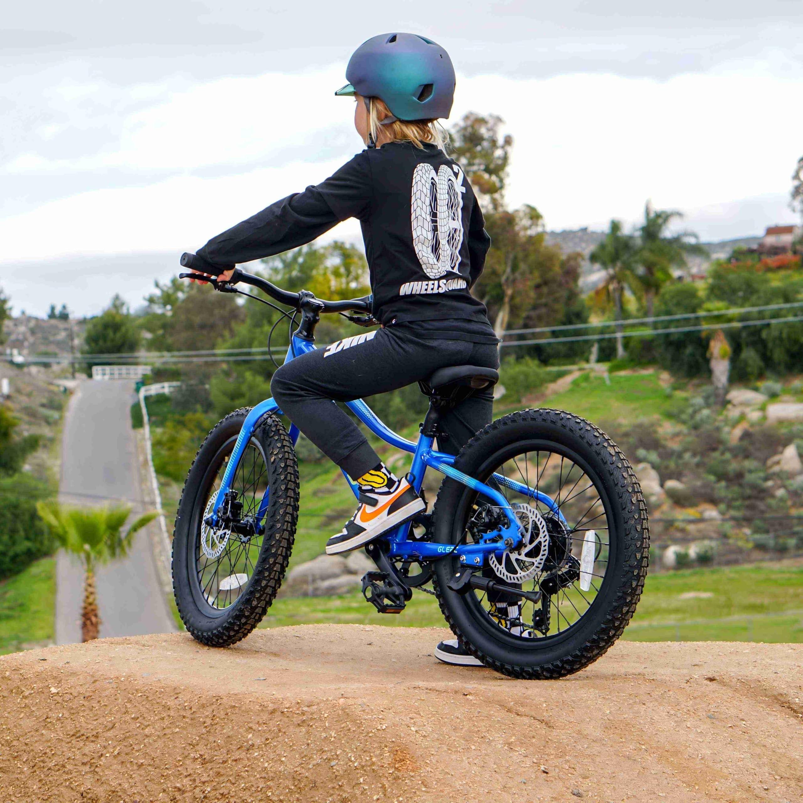 Glerc Mars Kids Mountain Bike, 20 24 Inch Fat Tire Bike for Teen Ages 6-14 Year Old, Bicycle with 2.8-Inch Wide Tires and 6 Speed Drivetrain, Multiple Colors - Image 6
