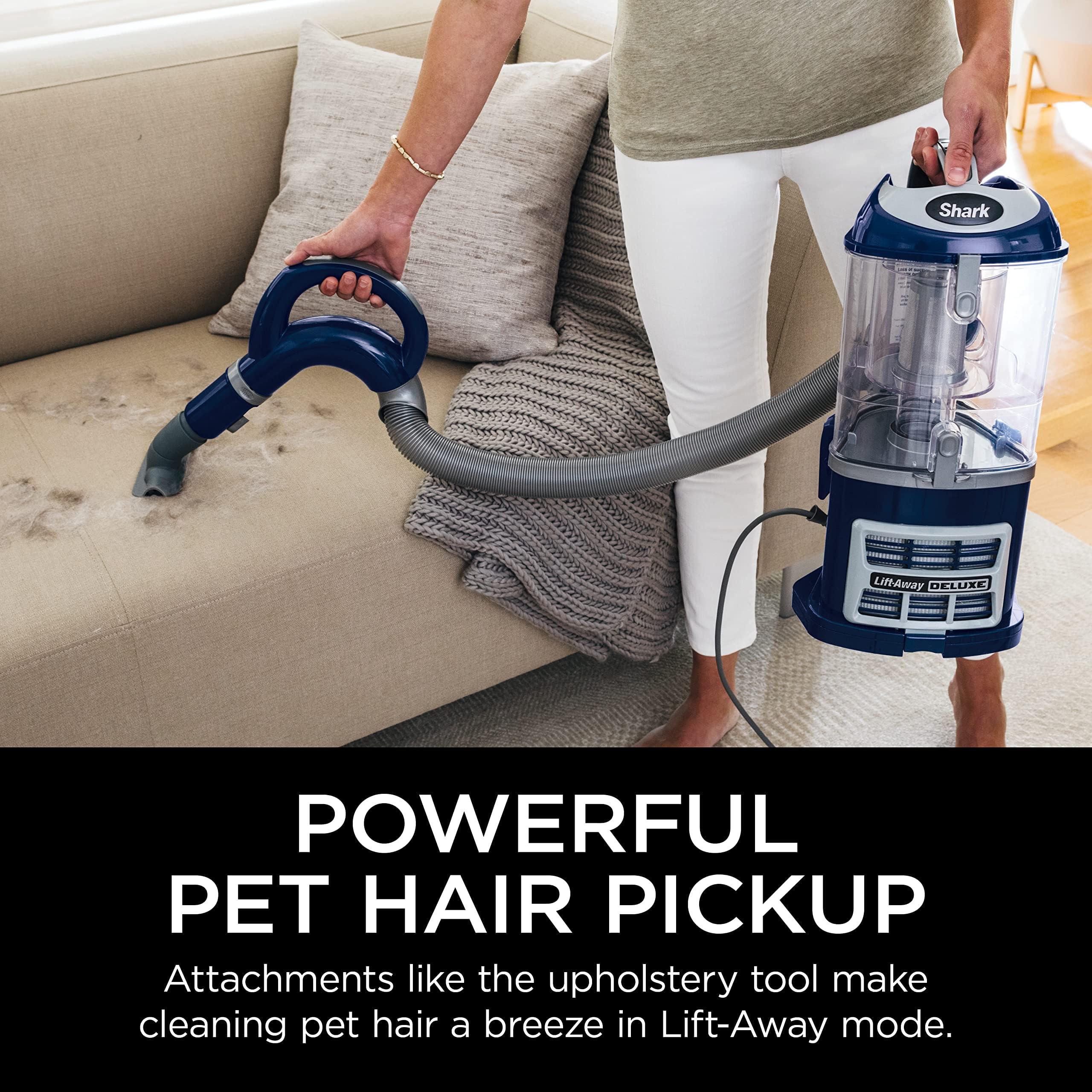 Shark Upright Vacuum, Navigator Lift-Away Deluxe with Large Dust Cup Capacity, HEPA Filter, Swivel Steering, Upholstery Tool & Crevice Tool, Blue, NV360 - Image 5