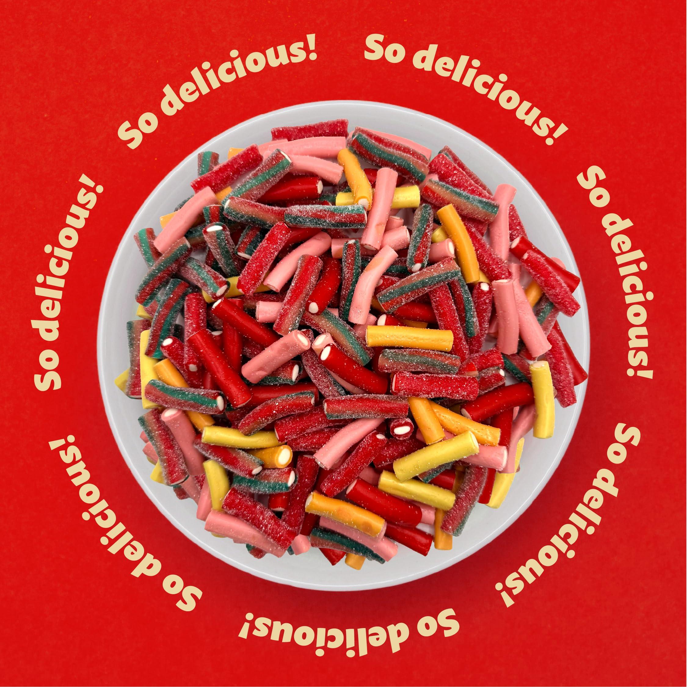 Pencil Bites Gummy Candy | 1 Pound Pack | Assorted Fruit Flavors Chewy Candies | Sweet & Sour Filled Mini Rope Candy | Bulk Gummy Candies for Parties, Snacks & Dessert Toppings - Image 6