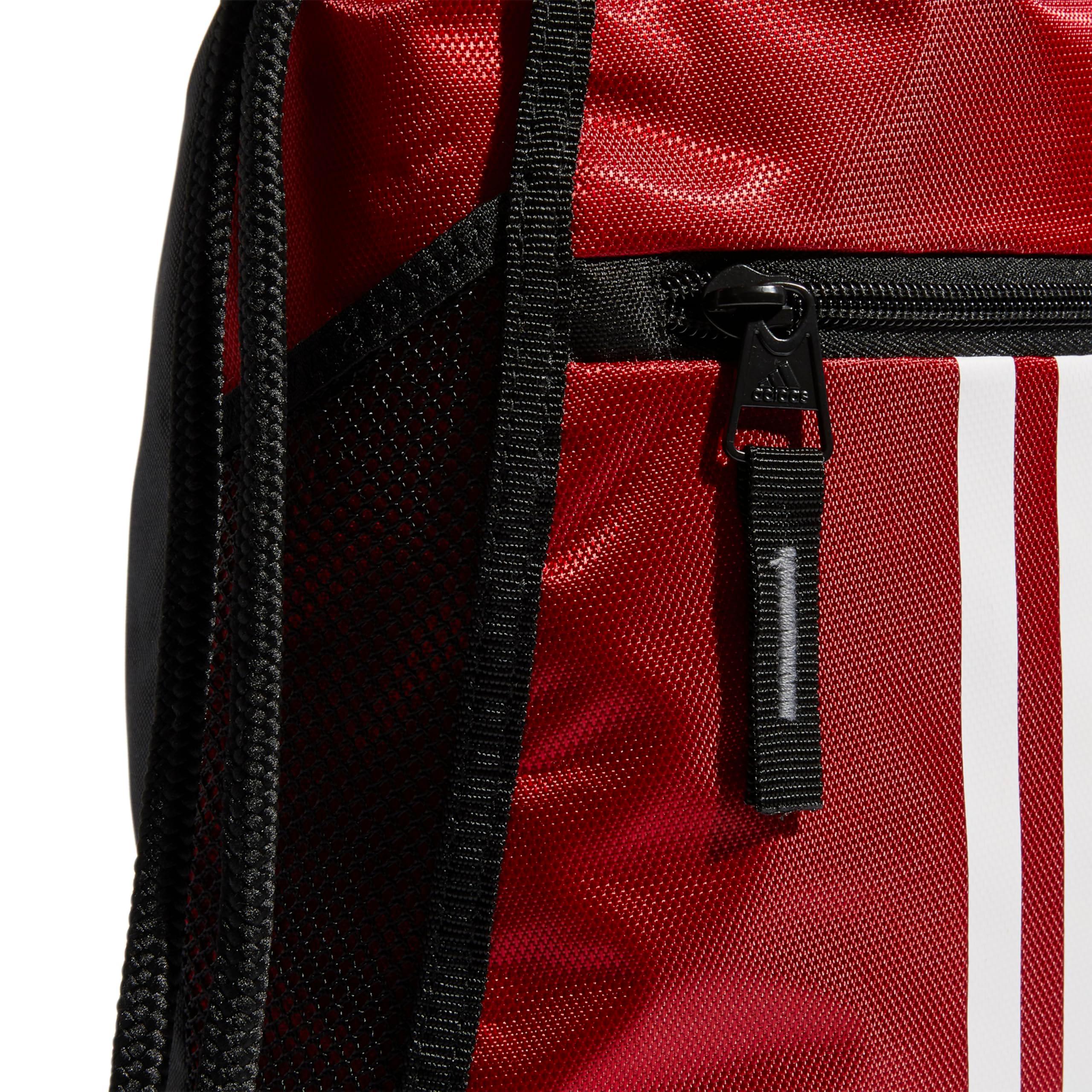 adidas Alliance Sackpack, Drawstring, Lightweight Small Gym Bag for Women, Soccer Backpack, Team Power Red, One Size - Image 5