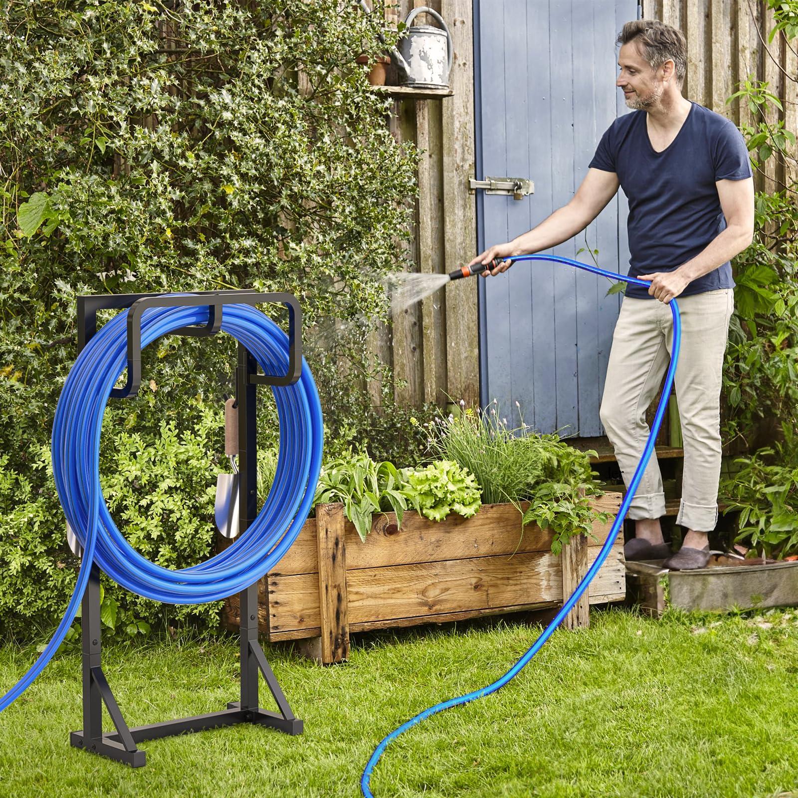 Coonoor Garden Hose Holder, Freestanding Water Hose Holder for Outside, Reinforced Garden Hose Storage Rack for Lawn & Yard - Image 2