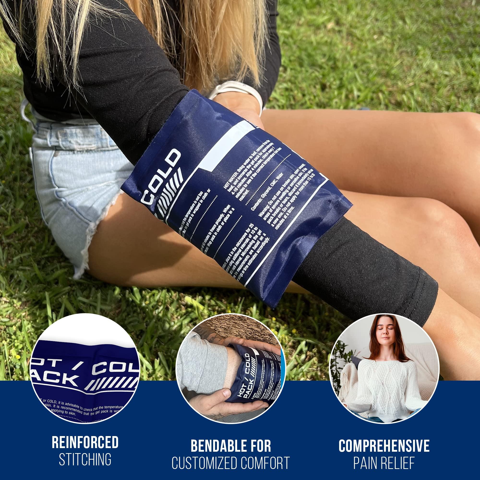 Flexible Ice Pack for Pain Relief - Reusable Gel Pack for Knee, Shoulder, Ankle, Back, and More - Bendable for Customized Comfort - Image 5