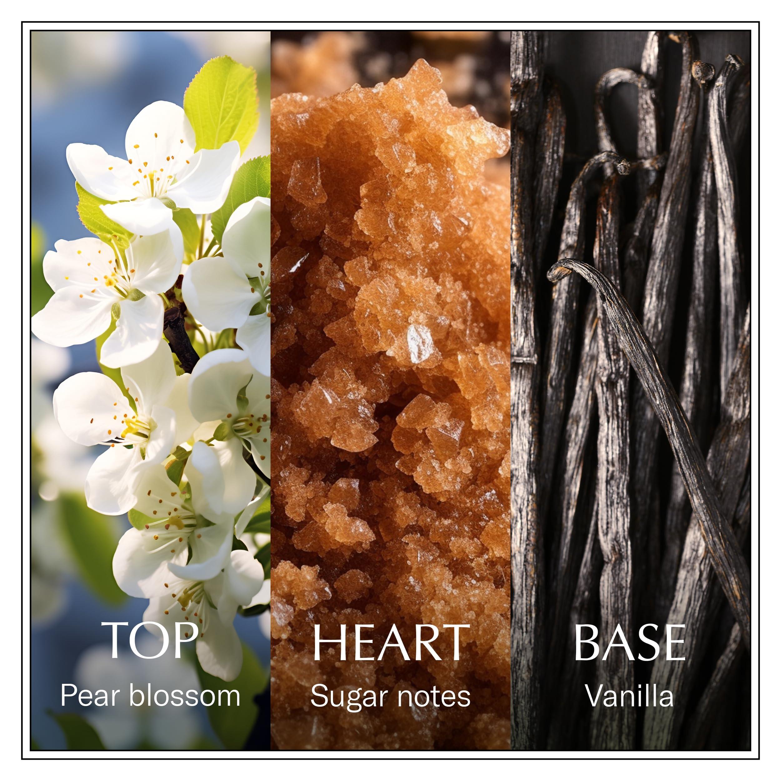 Chanson Vanilla Eau de Toilette 3.4 fl oz (Pack of 1), Notes of Pear, Sugar, and Vanilla, Women's Fragrance, Long Lasting, Everyday Fragrance, Travel Size - Image 4