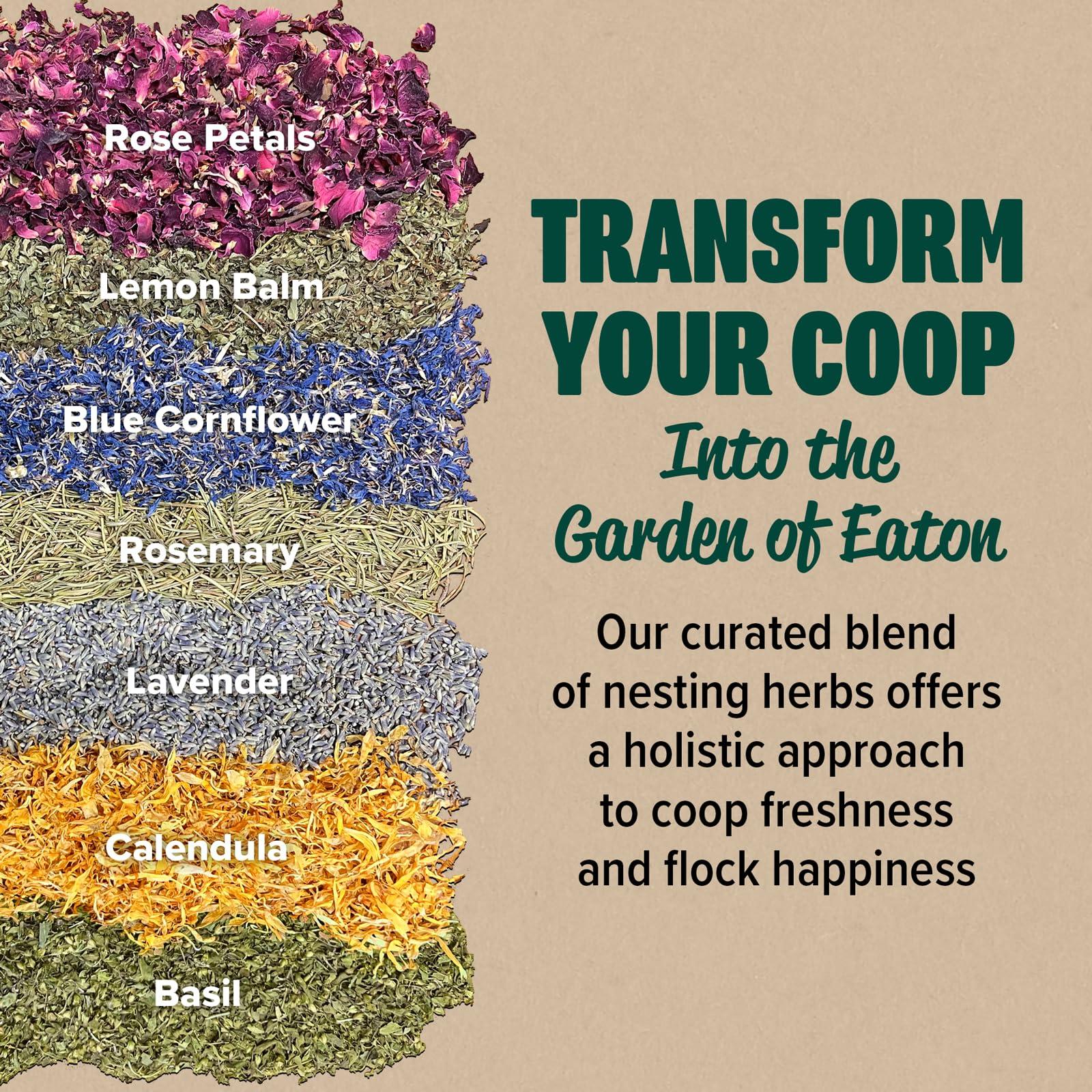 Eaton Pet and Pasture Premium Nesting Herbs, Aromatic Blend for Nesting Boxes & Chicken Coop, Natural Refresher & Pest Deterrent - Image 2