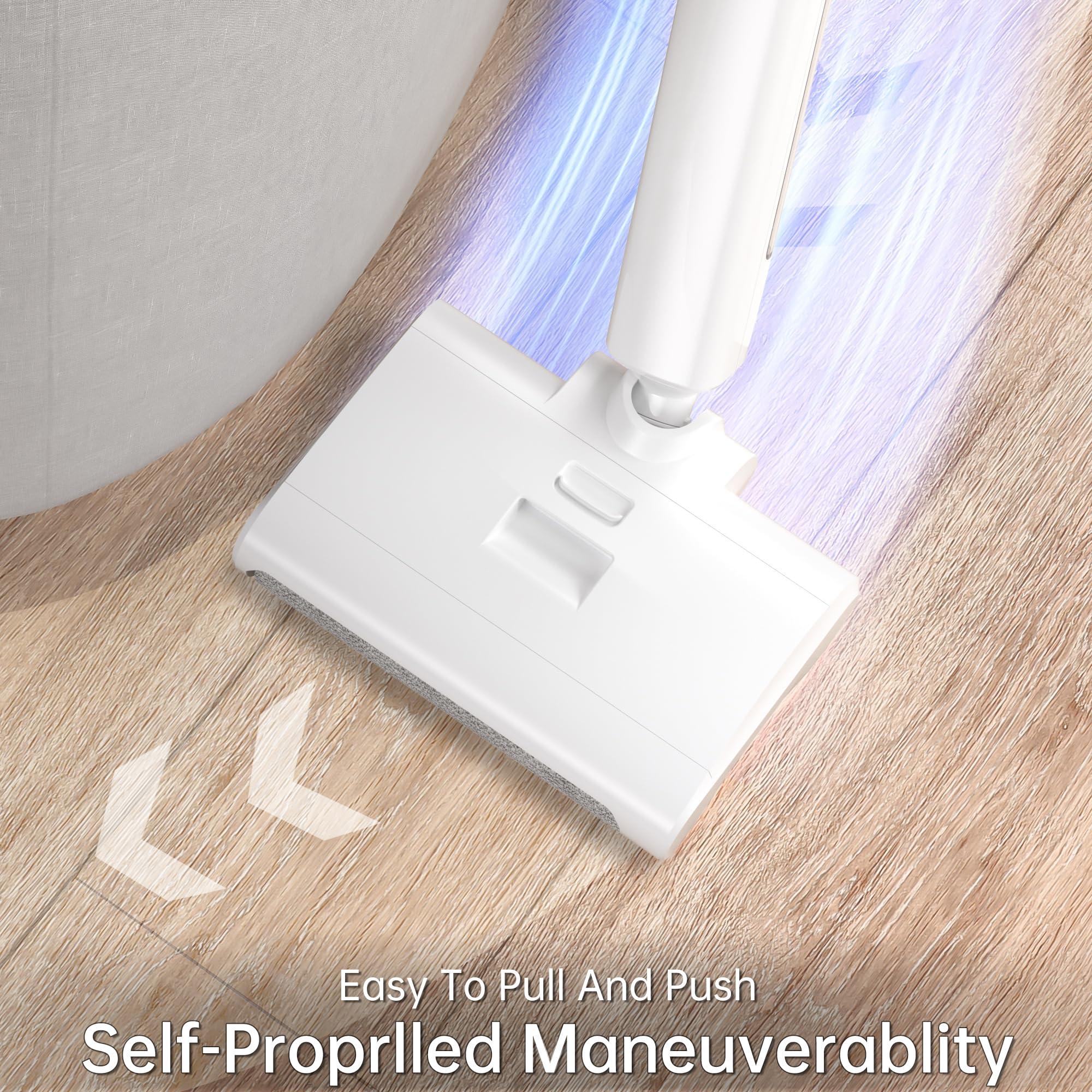 Wet Dry Vacuum Cleaner Cordless Mop,Upgraded Electric Mop,Quiet Self-Propelled Up to 60 Mins, Dual Water Tank,Cordless Mop Vacuum Cleaner for Hardwood Floor Cleaning - Image 9