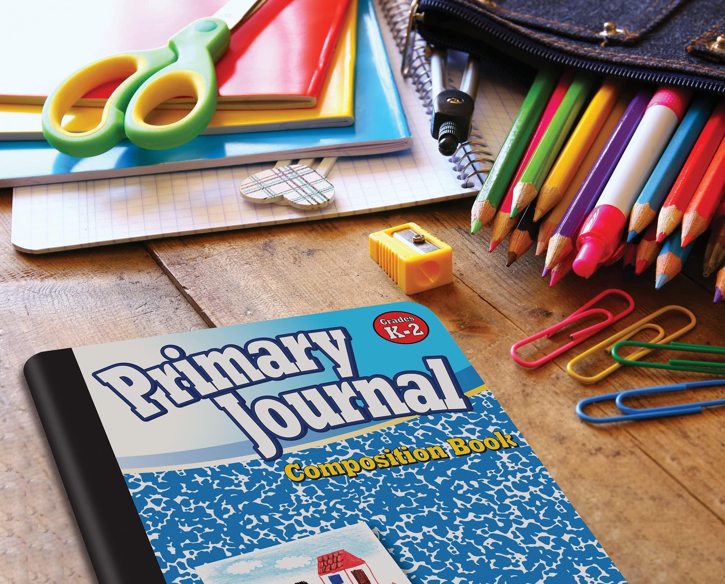 Better Office Products Primary Journal, Hardcover, Primary Composition Book Notebook - Grades K-2, 100 Sheet, One Subject, 9.75" x 7.5", Blue Cover-12 Pack - Image 2