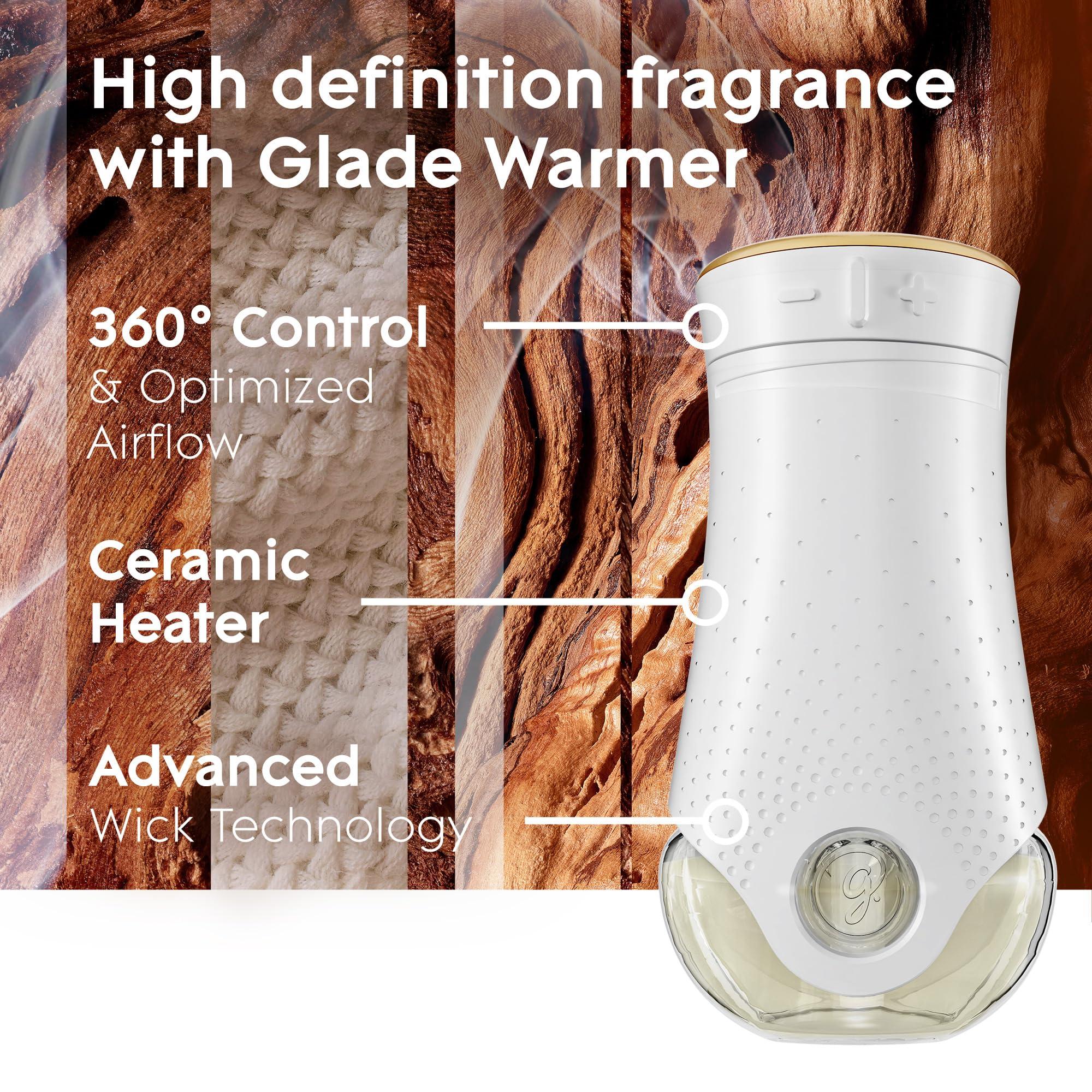 Glade PlugIns Refills Air Freshener, Scented and Essential Oils for Home and Bathroom, Cashmere Woods, 3.35 Fl Oz, 5 Count - Image 5