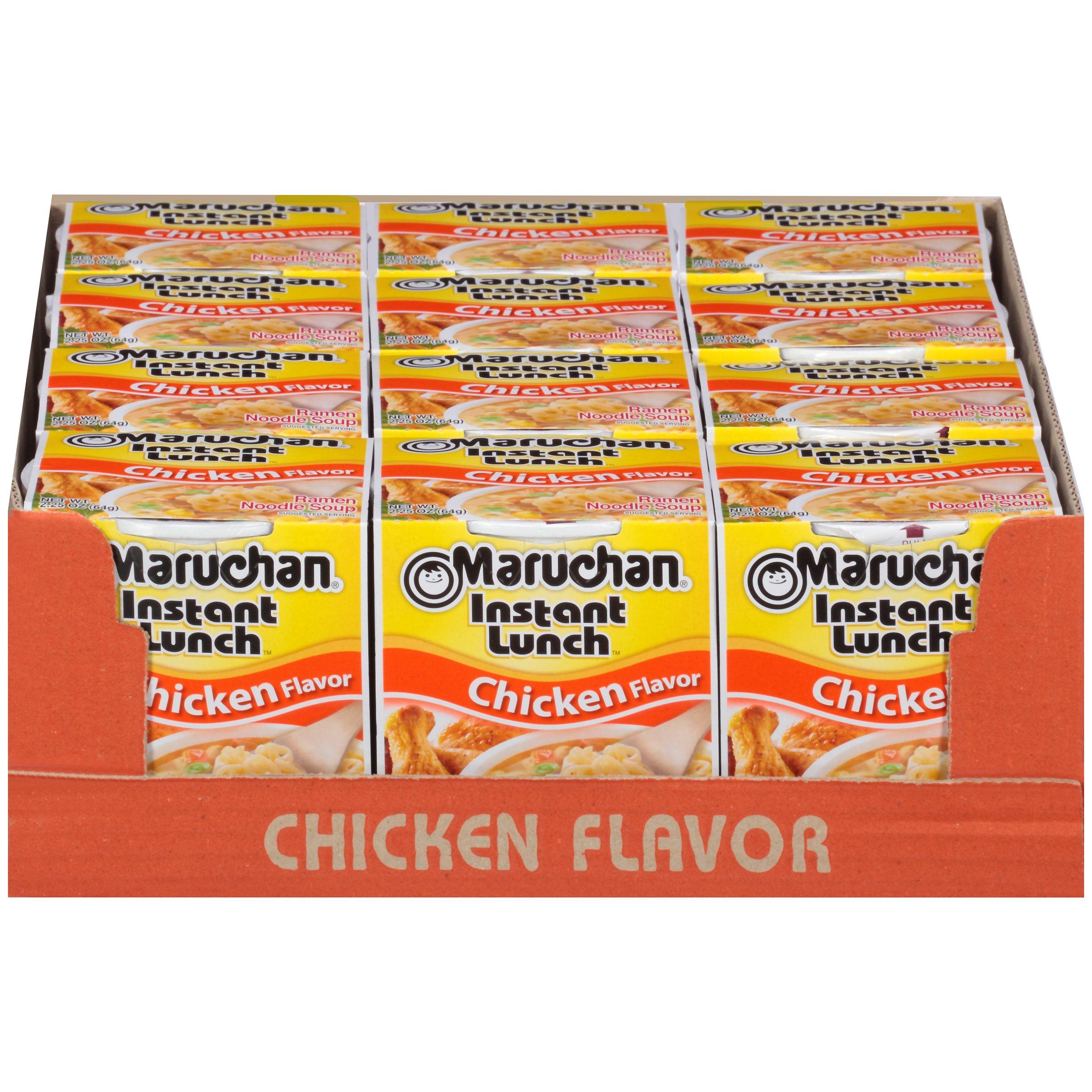 Maruchan Instant Lunch Chicken Flavor, 2.25 Ounce (Pack of 12) - Image 2