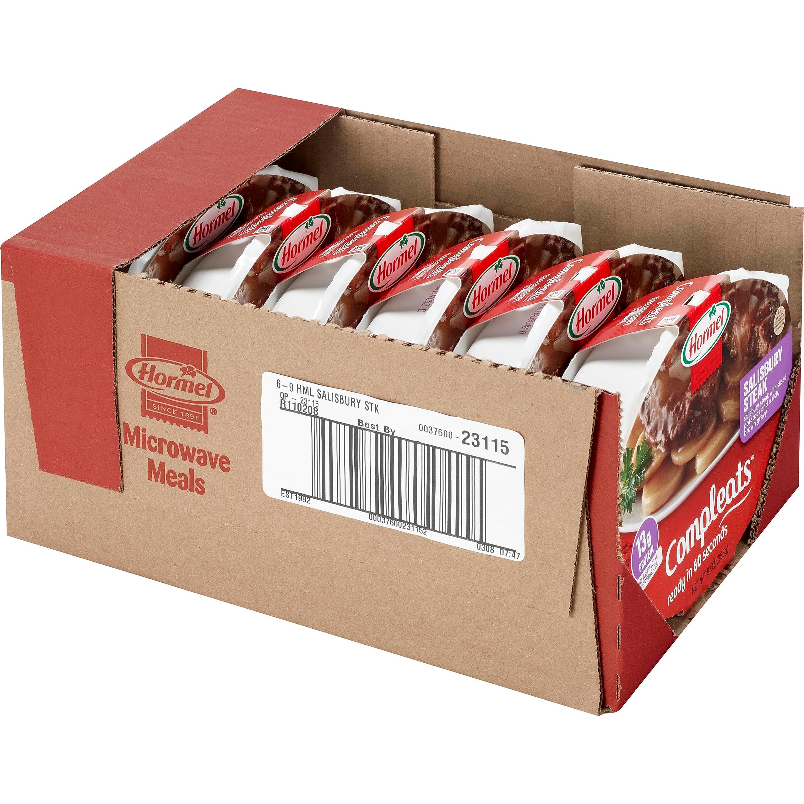 HORMEL COMPLEATS Salisbury Steak Microwave Tray, 9 oz. (6 Pack) - Image 3