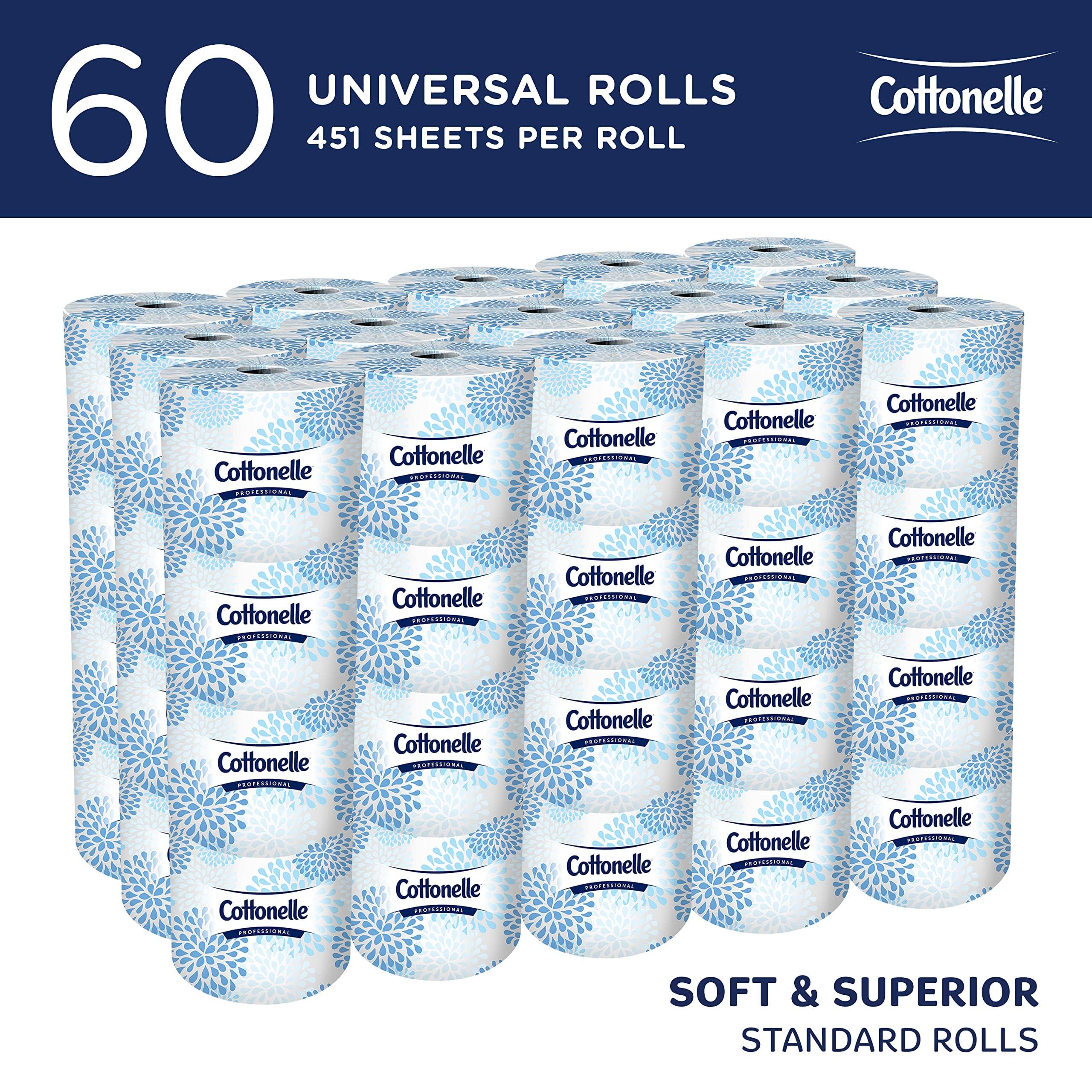 Cottonelle Professional Standard Roll Bulk Toilet Paper (17713), 2-Ply, White (60 Rolls of 451 Sheets, 27,060 Sheet Total) - Image 2