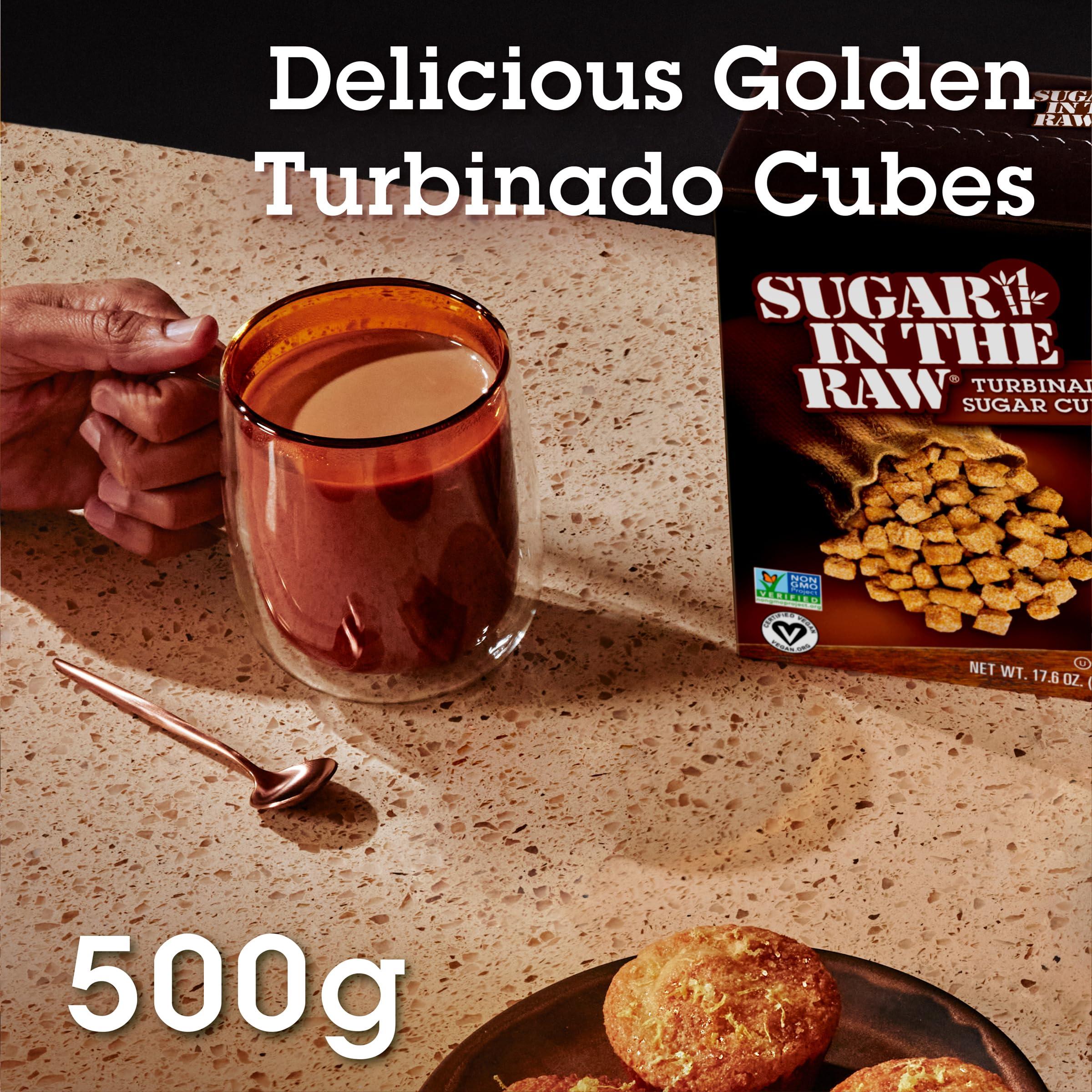 Sugar In The Raw Turbinado Cane Sugar Cubes, 17.6 oz. Box, Pure, All-Natural Turbinado Sugar, Non-GMO Project Certified, Kosher, Vegan and Gluten Free - Image 2