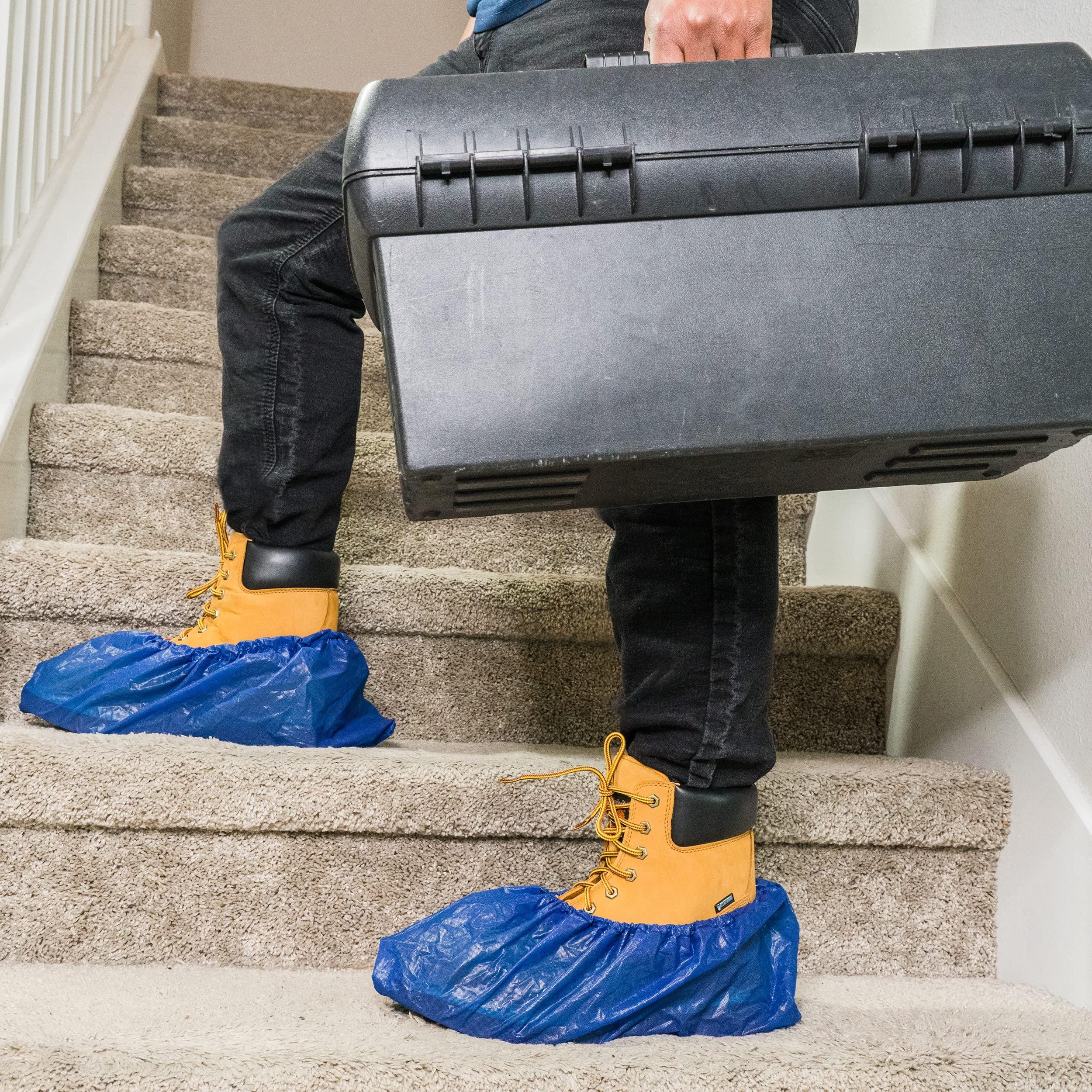 Provizio Supply Waterproof Shoe Covers Disposable Non Slip Extra Large Boot Cover - (40 Pairs) - Image 7