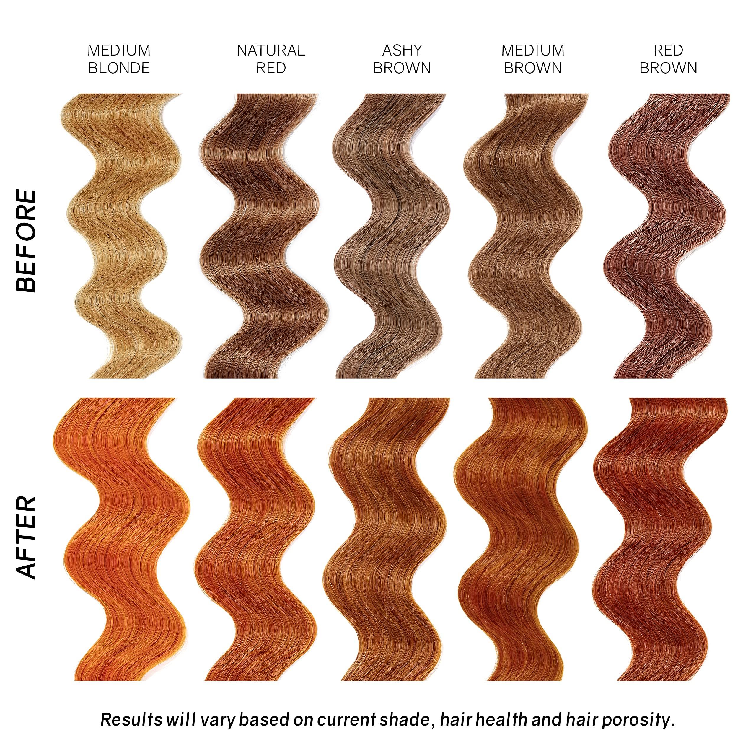 Overtone Daily Color Depositing Conditioner for Dyed & Natural Hair - 8oz Temporary Coloring with Shea Butter & Coconut Oil - Refresh Color & Prevent Fading - Vegan & Cruelty-Free, Ginger Glow - Image 6