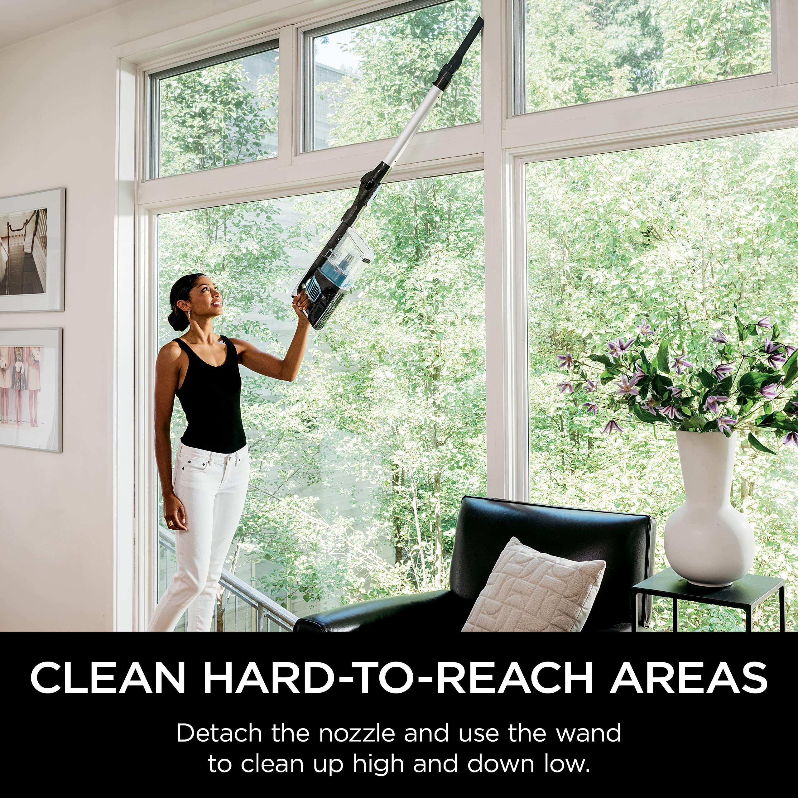 Shark IZ462H Vertex Ultra Lightweight Cordless Stick Vacuum with DuoClean PowerFins, Crevice, Pet Multi-Tool, Anti-Allergen, Brush, Removable Handheld, Flex, 60 min Runtime, Blue, MultiFLEX - Image 3