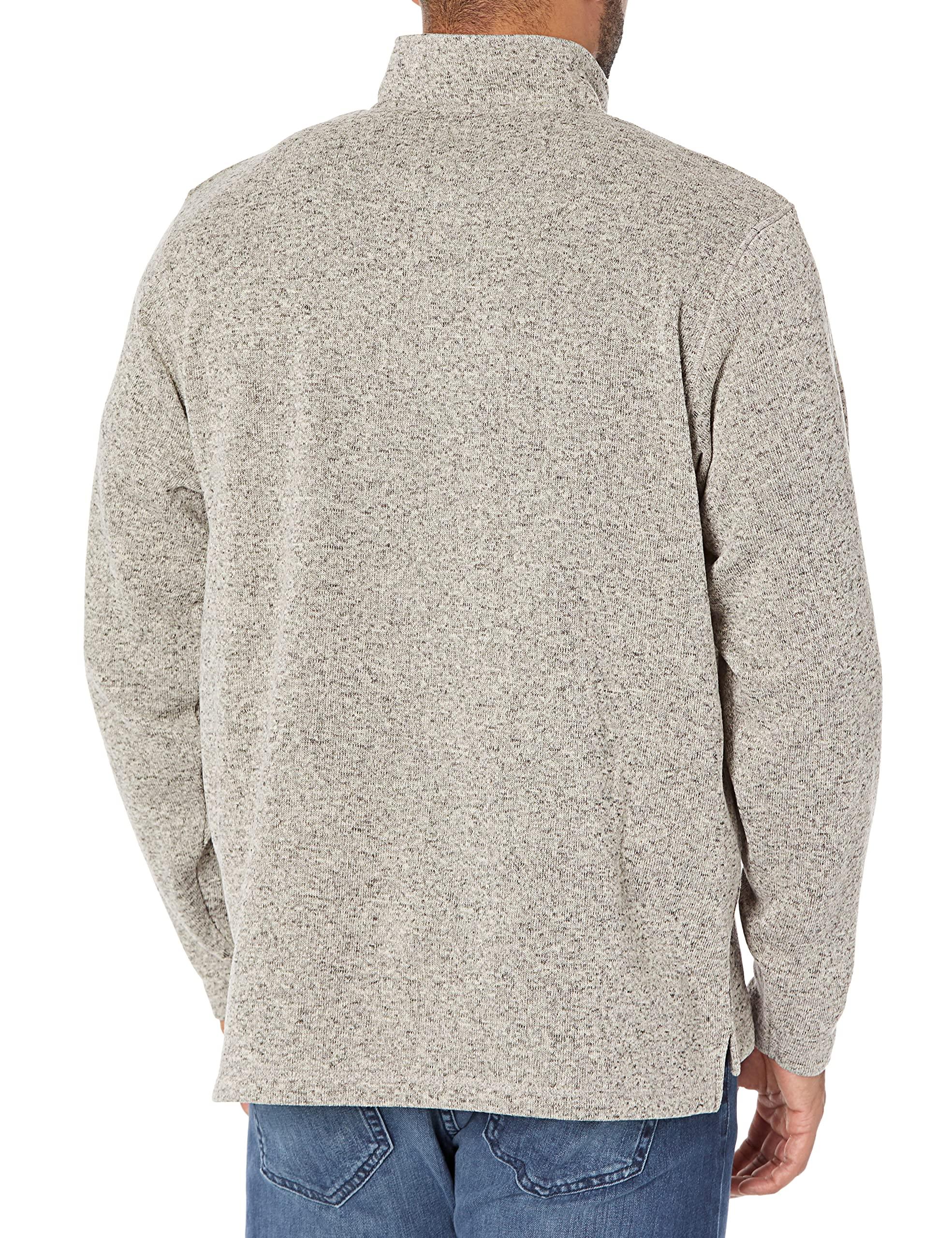 Wrangler Authentics Men's Long Sleeve Fleece Quarter-Zip Sweater - Image 2