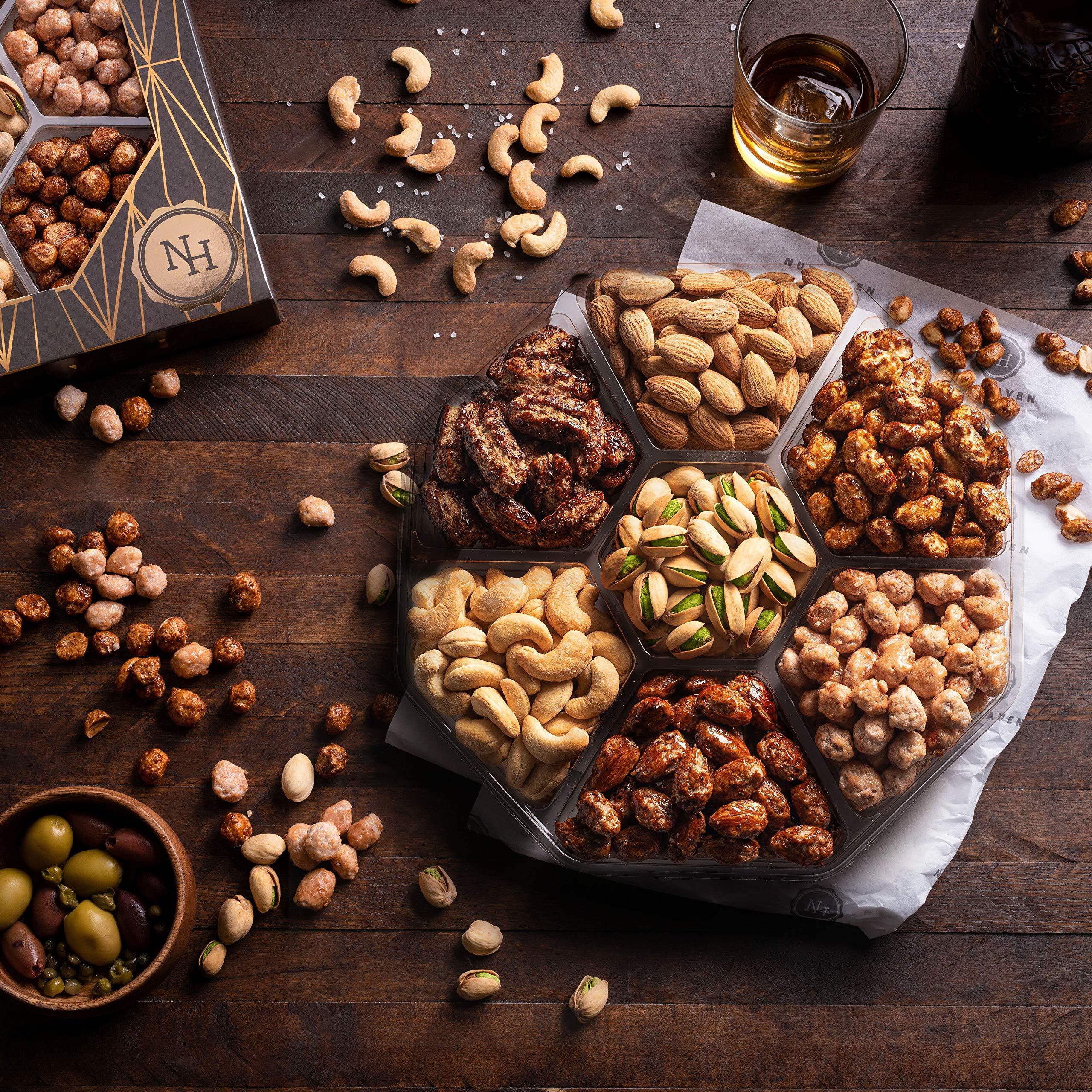 Fathers Day Nuts Gift Basket - Assortment of Sweet & Roasted Salted Gourmet Nuts - Assorted Food Gift Box for Husband, Dad, Him, Fathers Day, Family, Sympathy, Men & Women. - Image 3