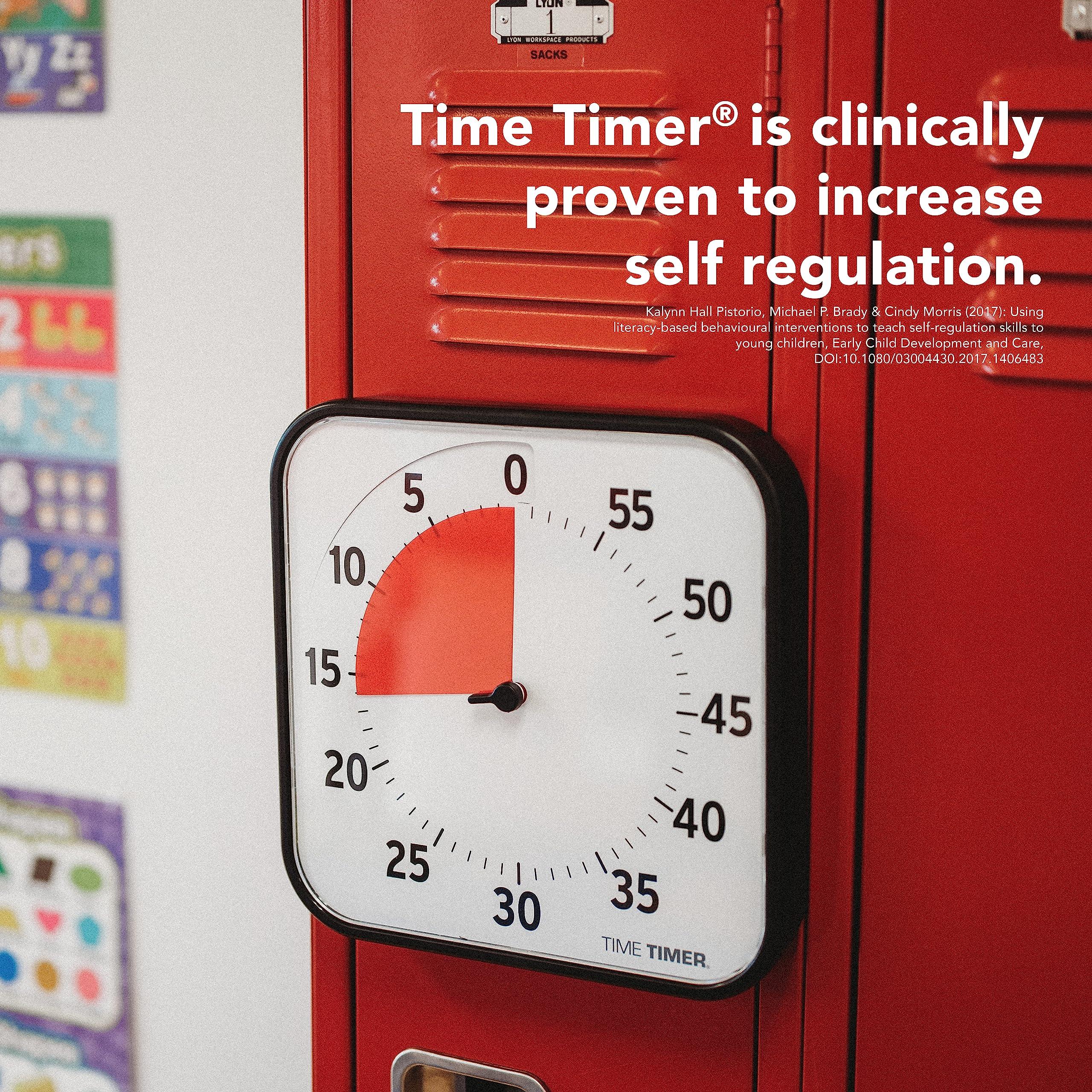 TIME TIMER 12 inch Visual Timer 60 Minute Kids Desk Countdown Clock with Dry Erase Activity Card, Also Magnetic for Classroom, Homeschooling Study Tool, Task Reminder, Home and Kitchen Timer - Image 5