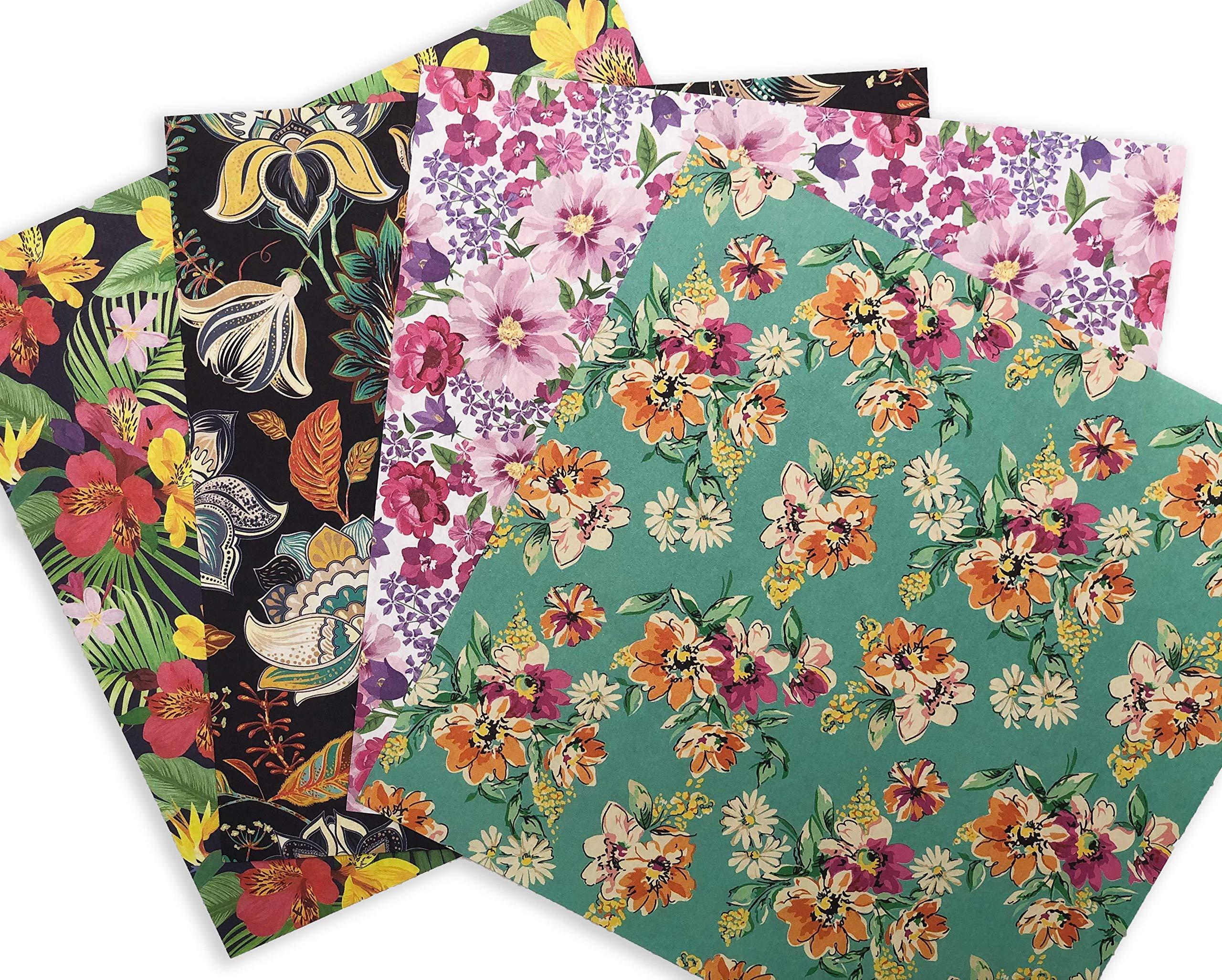 Origami Paper 500 sheets Flower Patterns 6" (15 cm): Tuttle Origami Paper: Double-Sided Origami Sheets Printed with 12 Different Patterns (Instructions for 6 Projects Included) - Image 25