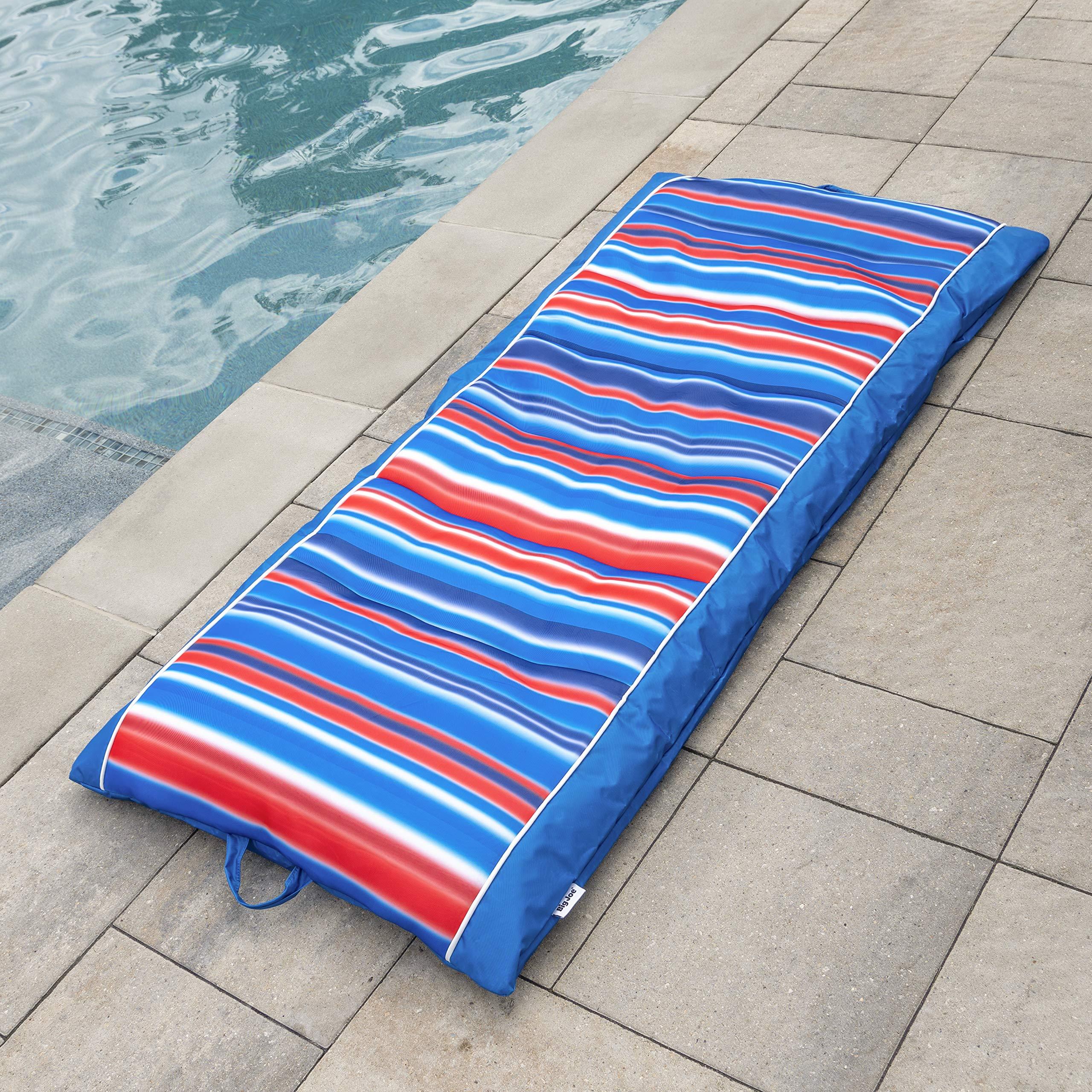 Big Joe Kona Hammock No Inflation Needed Pool Lounger with Headrest, Quick Draining Fabric, 4 feet Big - Image 9