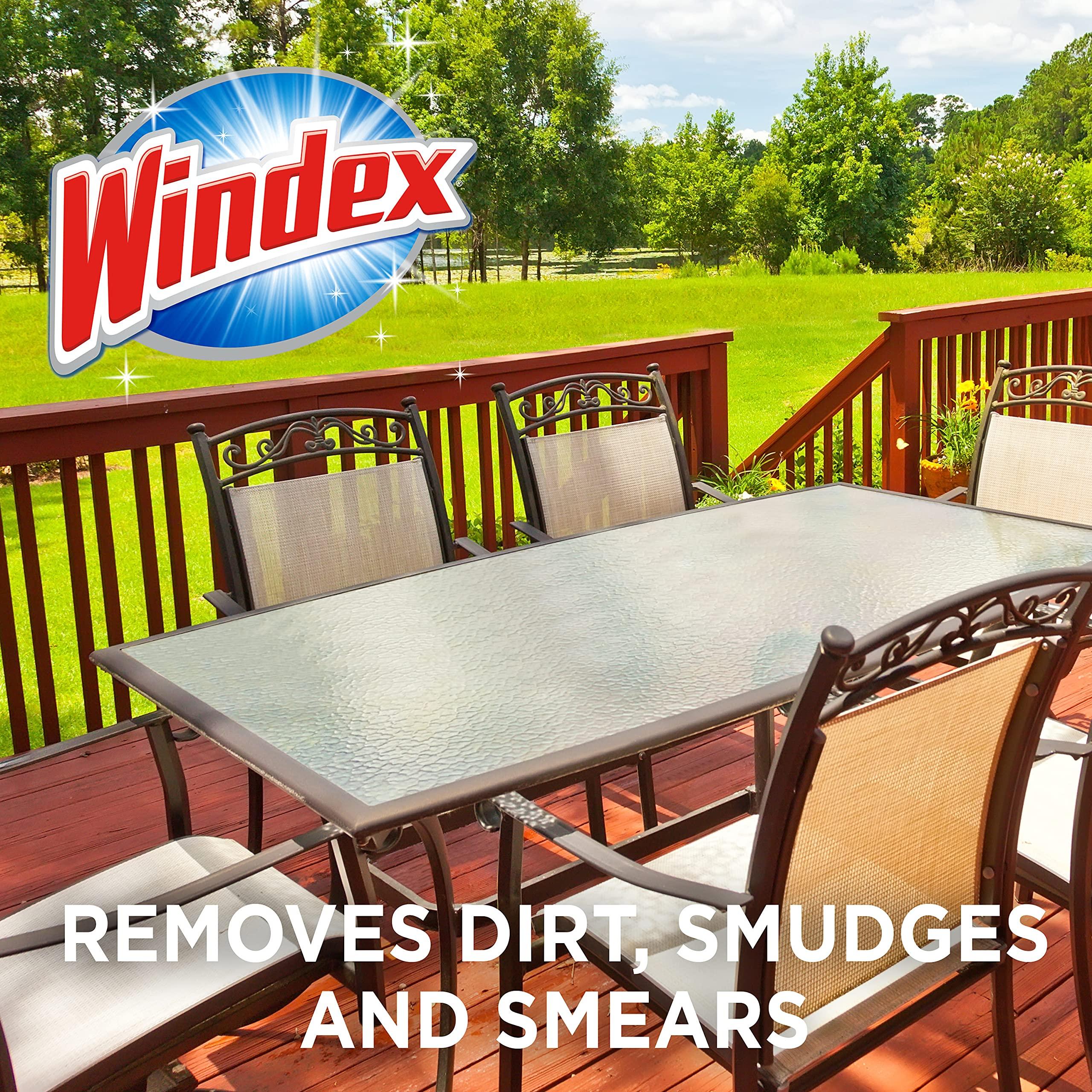 Windex Outdoor Window and Glass Cleaner for Hose Ammonia Free, Concentrated Formula for Deep Outdoor Clean, Patio Cleaner, Compatible With All Hoses, 32 Fl Oz (Pack of 2) - Image 3