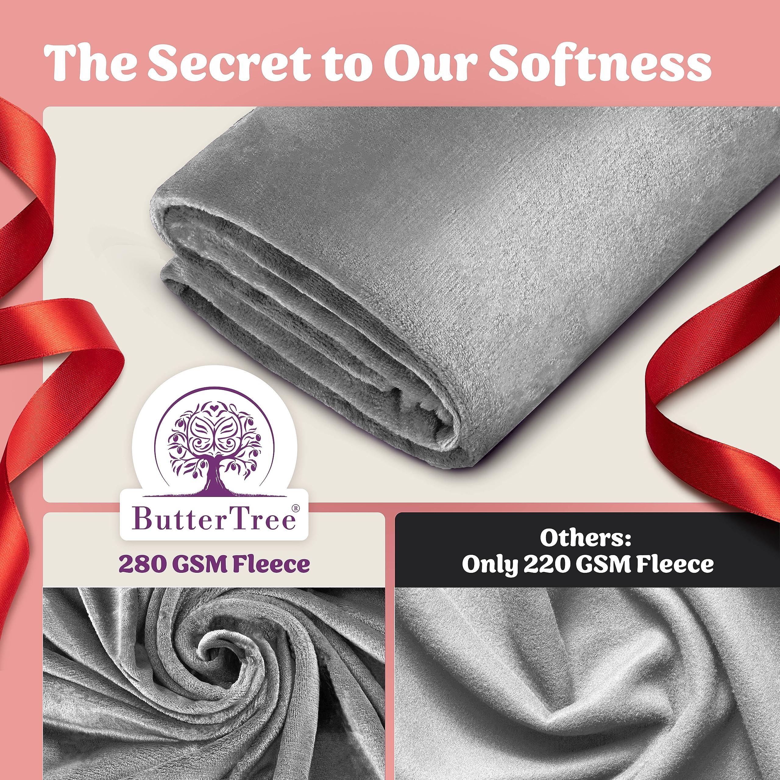 65" 50" Gray Throw Blanket for Mom - Christmas or Birthday Gift from Daughter or Son - Image 5