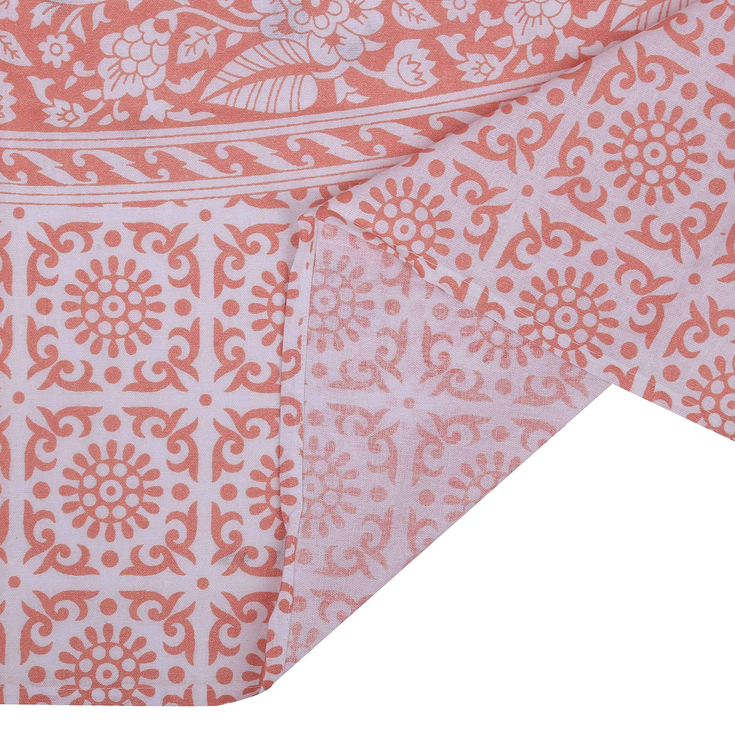 raajsee Rose Gold Ombre Tapestry Wall Hanging Mandala-Bohemian Room Decor-Indian Cotton Throw Hippie Tapestries -Boho Bedding Twin bedspread 52x82 Imches - Image 3