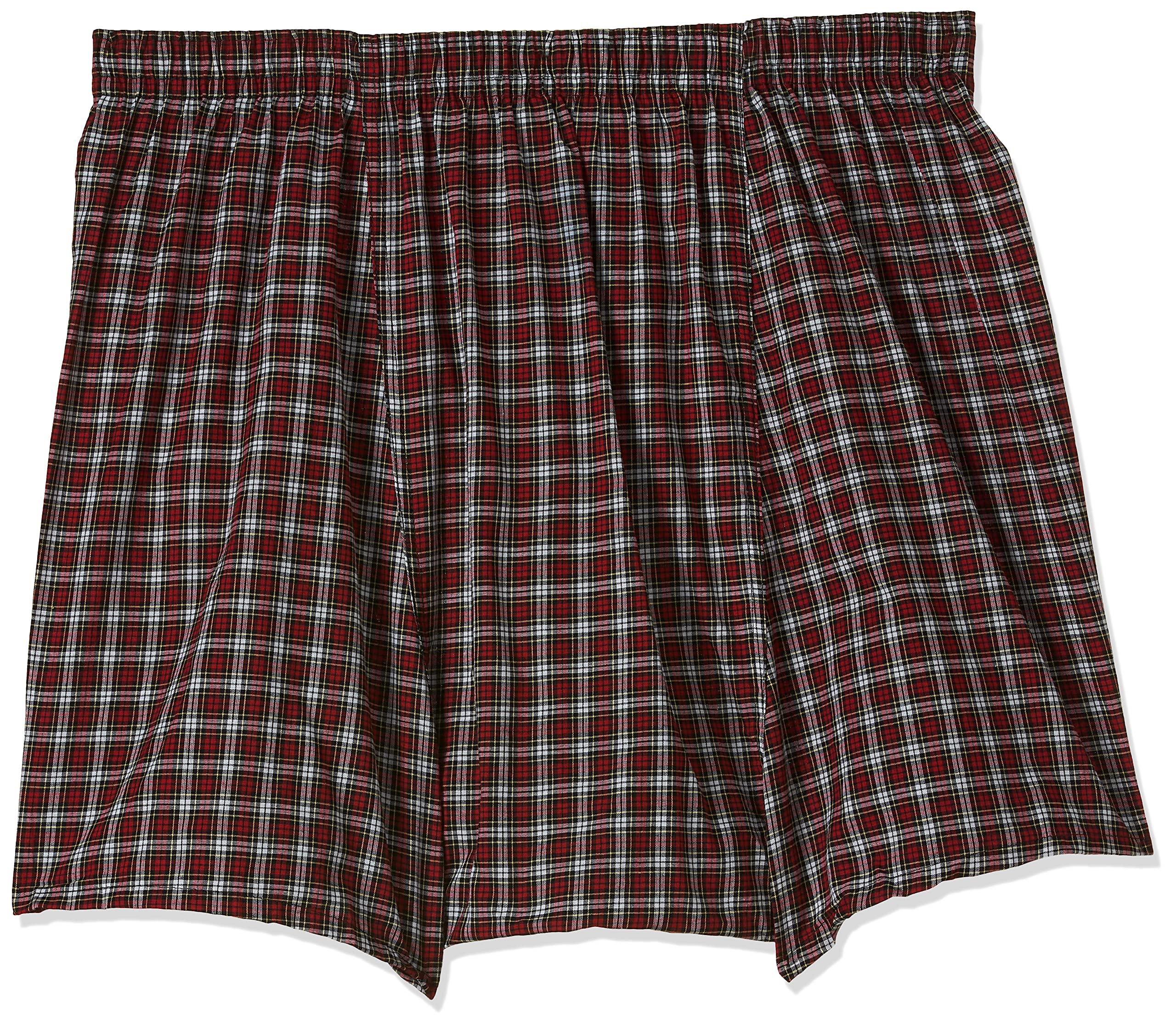 Hanes Men's Big Tartan Boxers-Multiple Packs and Colors - Image 4