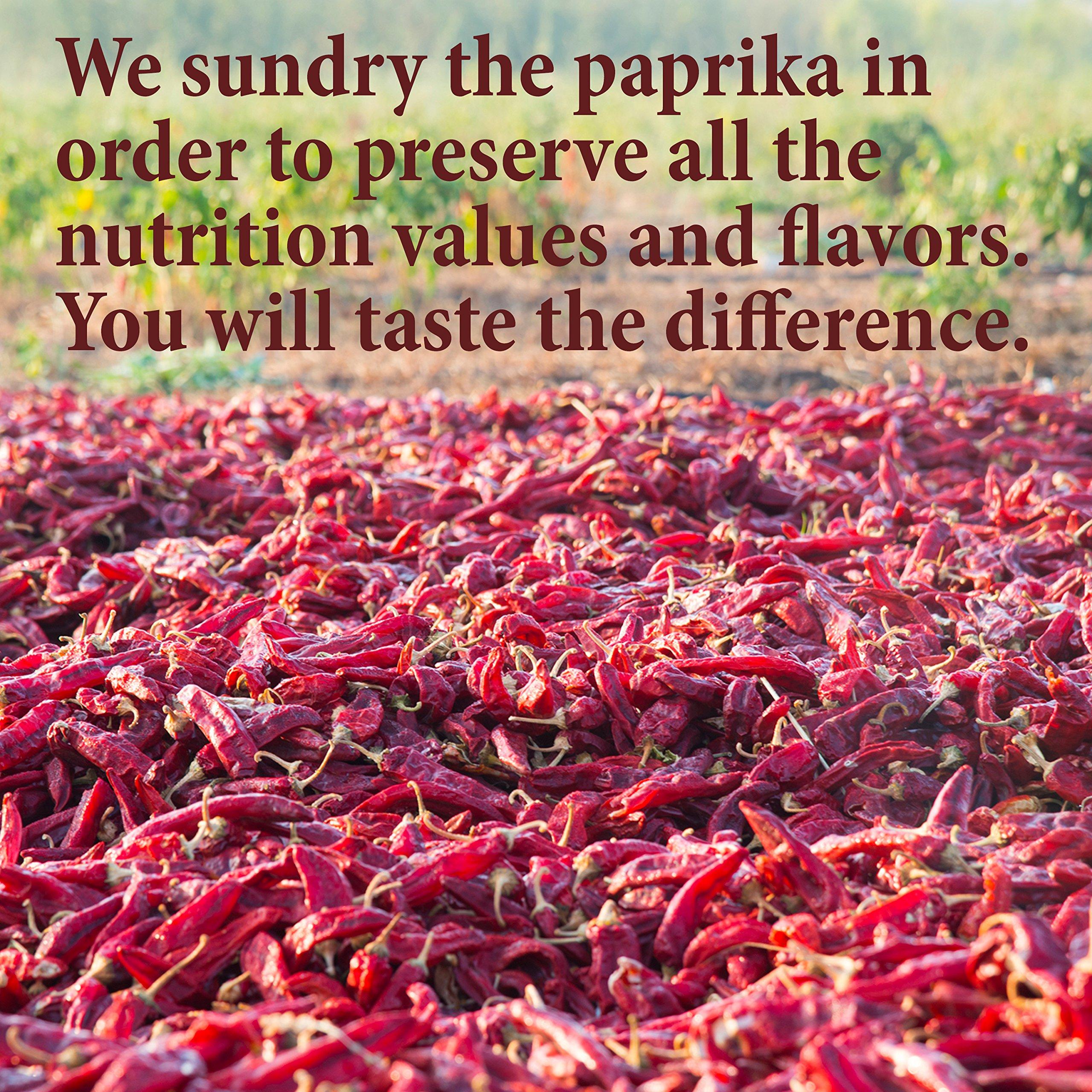 The Spice Way Smoked Paprika - pure, no additives, Non-GMO, no preservatives, no fillers. Authentically smoked with herbs.4 oz resealable bag - Image 3
