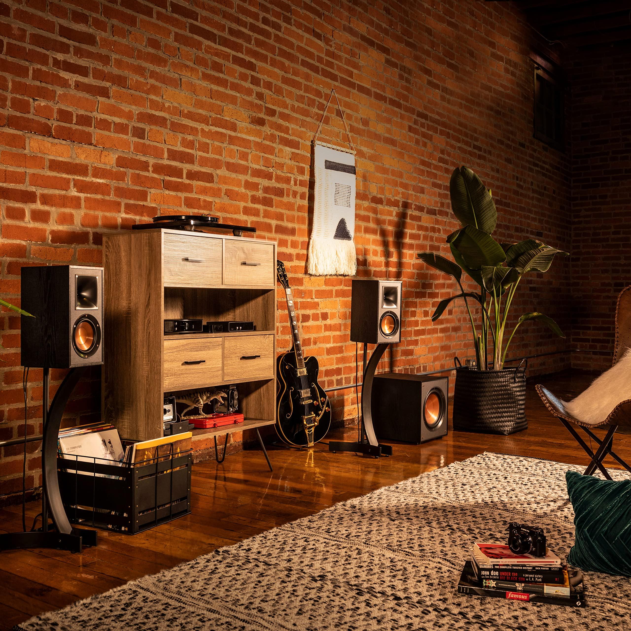 Klipsch R-41M Reference Bookshelf Speakers (Pair), Black - Image 2