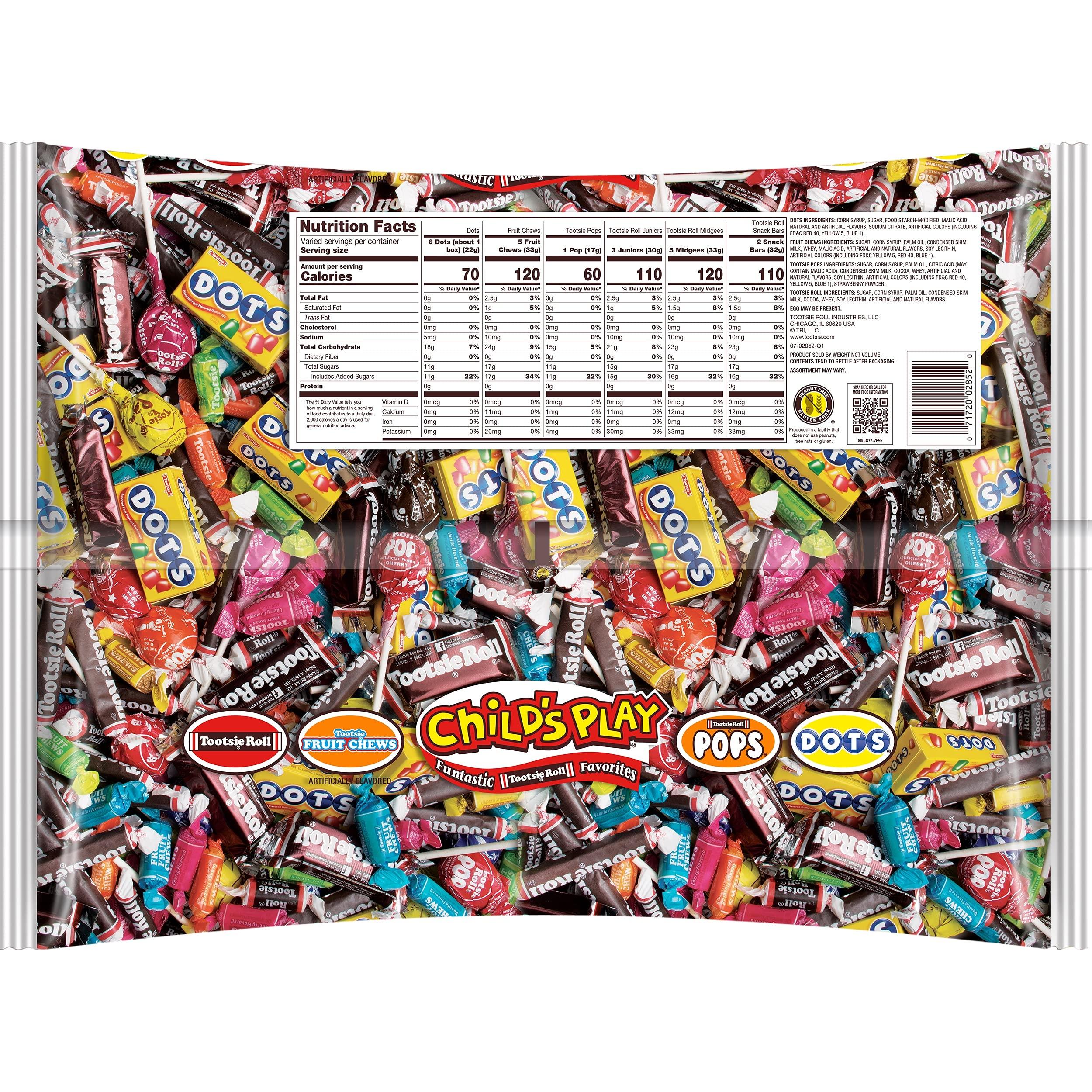 Tootsie Roll Child's Play Candy Favorites with Bonus Mobile Game, 5 Pounds of Individually Wrapped Party Candy - Funtastic Candy Variety Mix Bag - Peanut Free, Gluten Free (5 Pounds) - Image 2