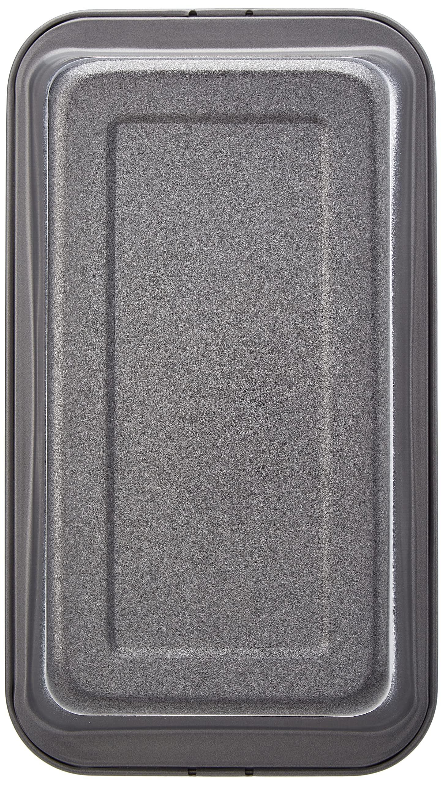 Amazon Basics Rectangular Baking Bread Loaf Pan, 9.5 x 5 Inch, Set of 2, Gray - Image 5