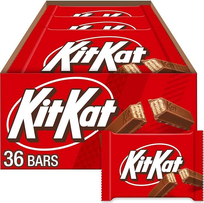 KIT KAT Milk Chocolate Wafer Candy Bars, 1.5 oz (36 Count) by Kit Kat — Shop at Bazar