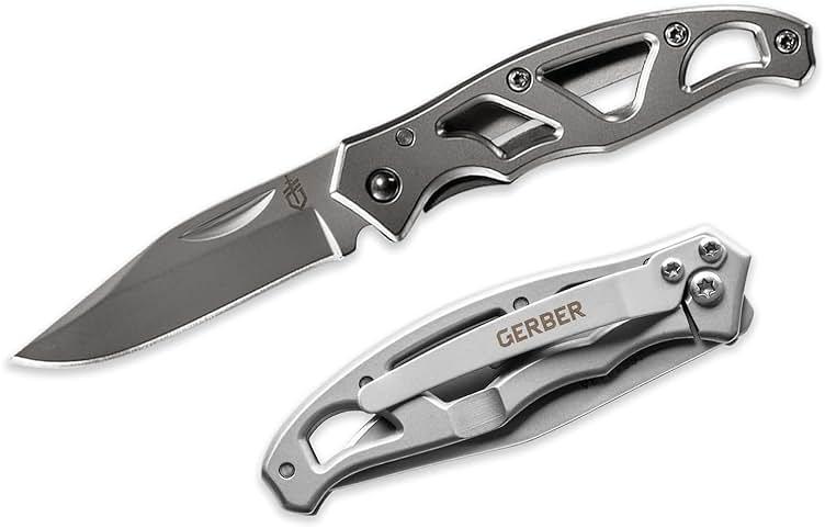 Gerber Gear Paraframe Mini Pocket Knife, 2.2" Fine Edge Small EDC Folding Knife with Safety Lock for Everyday Carry, Gifts for Men, Stainless Steel by Gerber — Shop at Bazar
