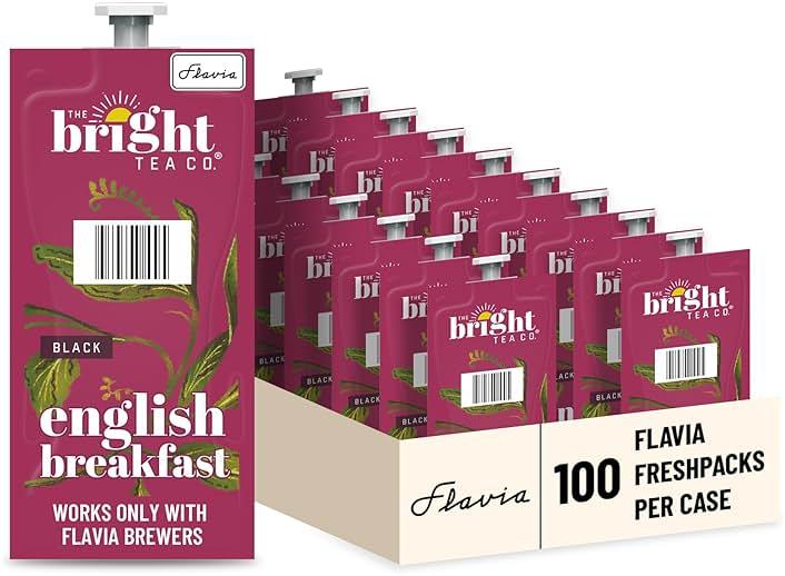 Flavia Bright Tea Co. English Breakfast Tea Freshpacks works only with Flavia Brewers (Case of 100) by Flavia — Shop at Bazar
