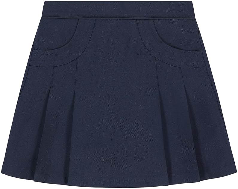 Nautica Girls' School Uniform Pleated Pull-on Scooter Skirt with Undershorts, Knit Waistband & Functional Pockets by Nautica — Shop at Bazar