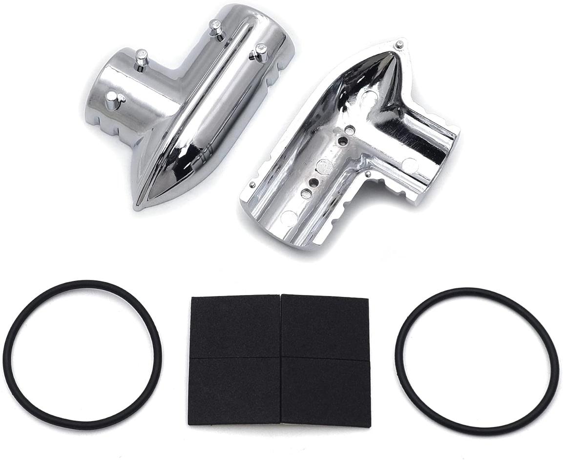 HTTMT MT418-CD Chrome Fuel Line Fitting Cover Compatible with Harley Davidson Fuel Injected Electra Glides Road Glides Road Kings Street Glides Trikes Softail Dynas Sportsters by HTTMT — Shop at Bazar