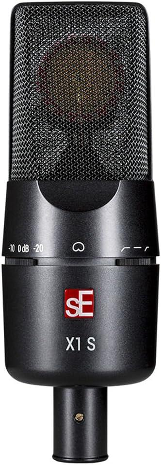 SE ELECTRONICS X1 S Large Diaphragm Condenser Microphone with 80/160 Hz Filters & -10/-20 dB Pads - XLR Condenser Mic for Singing, Vocals & Instruments - Professional Studio Microphone for Recording by SE ELECTRONICS — Shop at Bazar