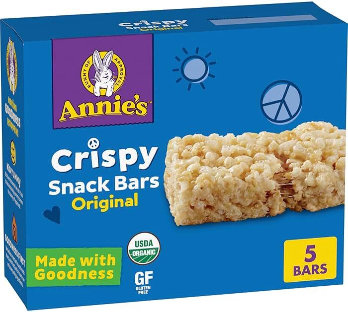 Annie's Organic Original Crispy Snack Bars, Gluten Free, 3.9 oz, 5 ct. by Annie's Homegrown — Shop at Bazar