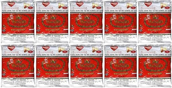 WHOLESALE 10 Bags Number One The Original Thai Iced Tea Mix 4,000 Gram - Number One Brand Imported From Thailand - Great for Restaurants That Want to Serve Authentic and Thai Iced Teas, 400g Bag by Number-one — Shop at Bazar