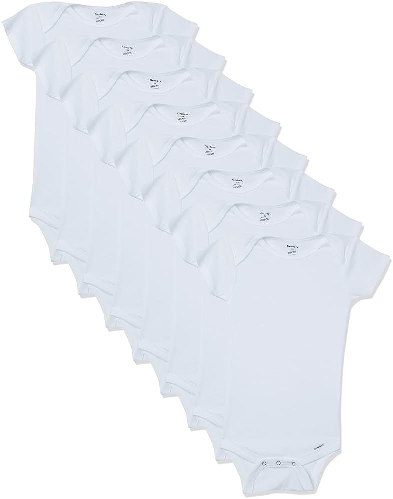 Gerber unisex-baby 8-pack Short Sleeve Onesies Bodysuits by Gerber - Shop at Bazar