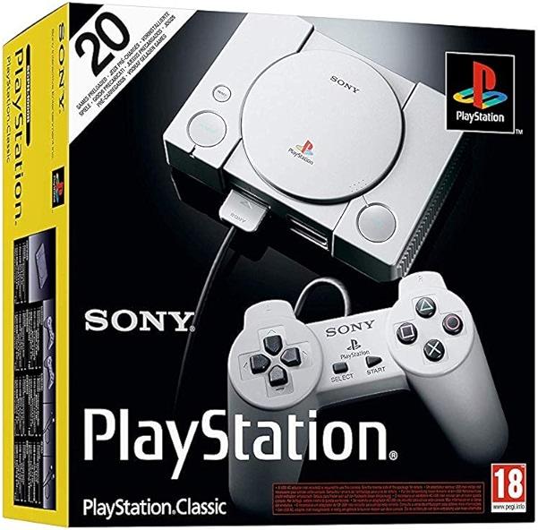 Sony Playstation Classic Console with 20 Playstation Games Pre-Installed Holiday Bundle, Includes Final Fantasy VII, Grand Theft Auto, Resident Evil Director's Cut and More by Sony - Shop at Bazar