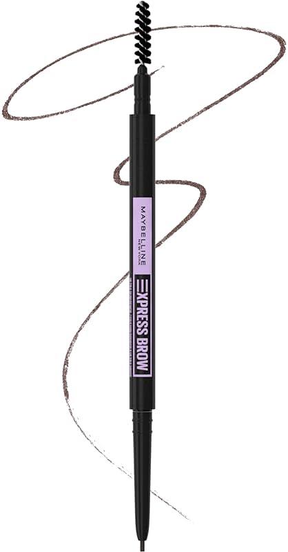 Maybelline Express Brow Ultra Slim Eyebrow Makeup, Brow Pencil with Precision Tip and Spoolie for Defined Eyebrows, Deep Brown, 1 Count by MAYBELLINE — Shop at Bazar