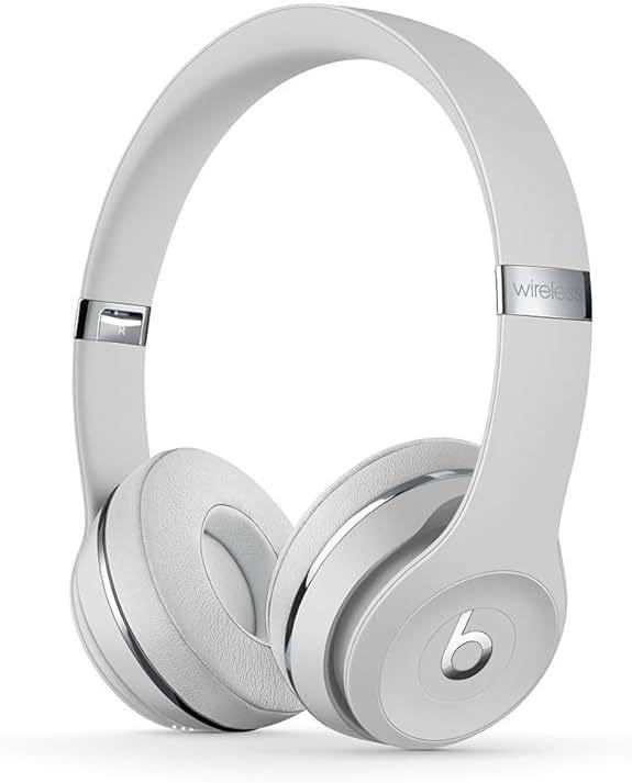 Beats Solo3 Wireless On-Ear Headphones - Apple W1 Headphone Chip, Class 1 Bluetooth, 40 Hours of Listening Time, Built-in Microphone - Satin Silver (Latest Model) by Beats — Shop at Bazar