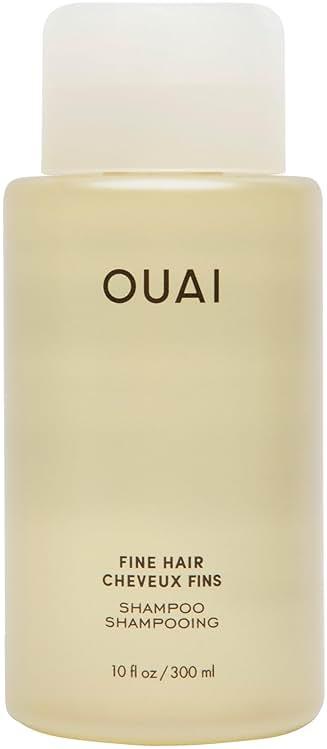 OUAI Fine Hair Shampoo - Biotin Thickening Shampoo for Flat, Thin Hair - Volumizing & Strengthening Keratin & Chia Seed Oil for Women & Men - Lightweight, Color-Safe, Sulfate Free, 10 Oz by OUAI — Shop at Bazar