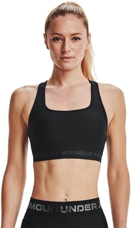 Under Armour Women’s Crossback Mid Impact Sports Bra by Under Armour — Shop at Bazar