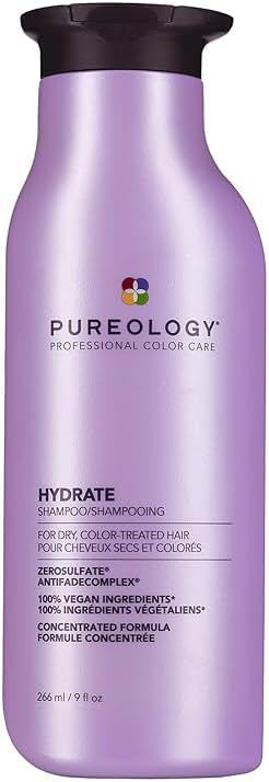 Pureology Hydrate Shampoo - For Dry or Color Treated Hair, Moisturizing Shampoo For Hydration & Softness, With Rose Extract & Green Tea, Vegan & Sulfate-Free by Pureology — Shop at Bazar